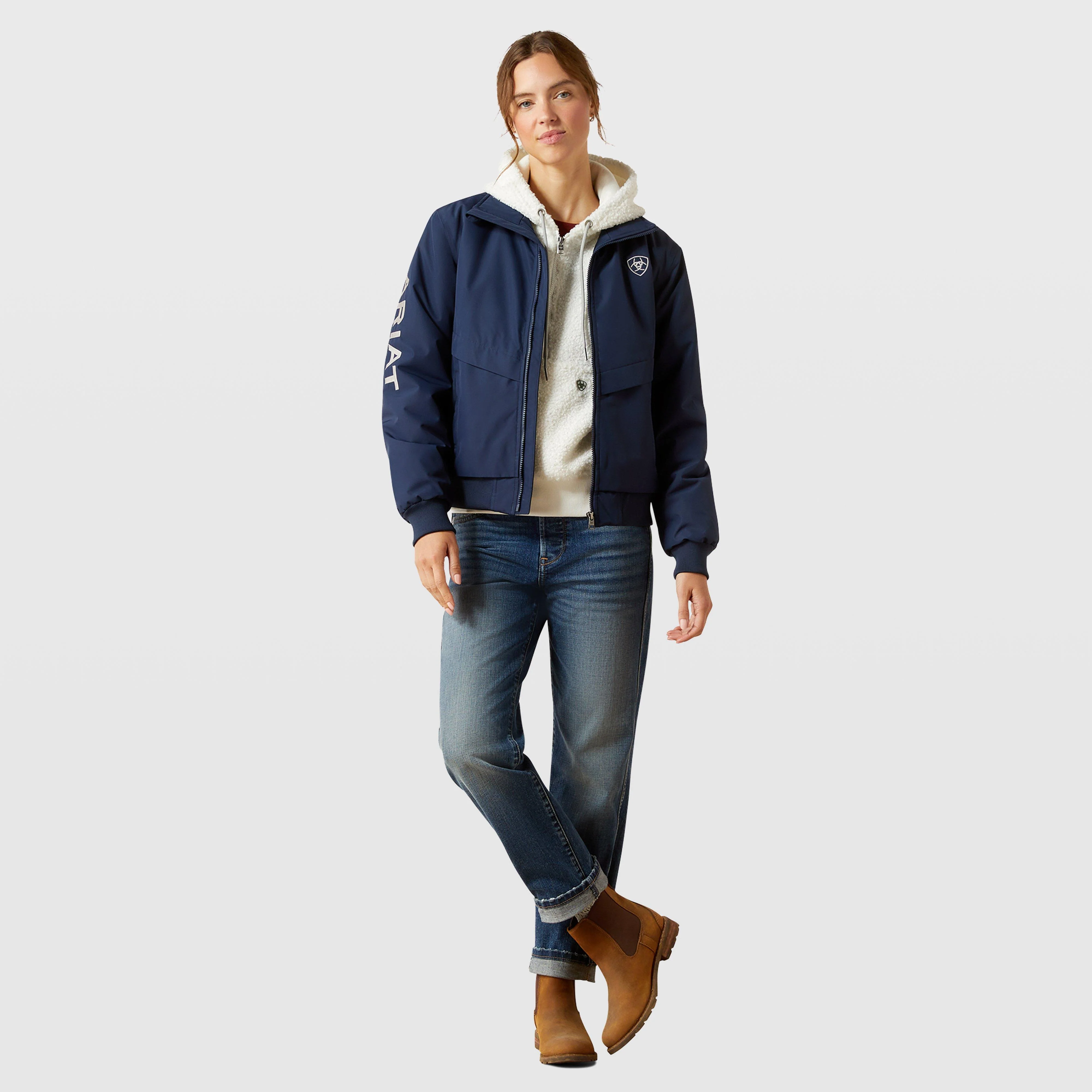 Womens Stable 2.0 Insulated Jacket Navy - Image 5