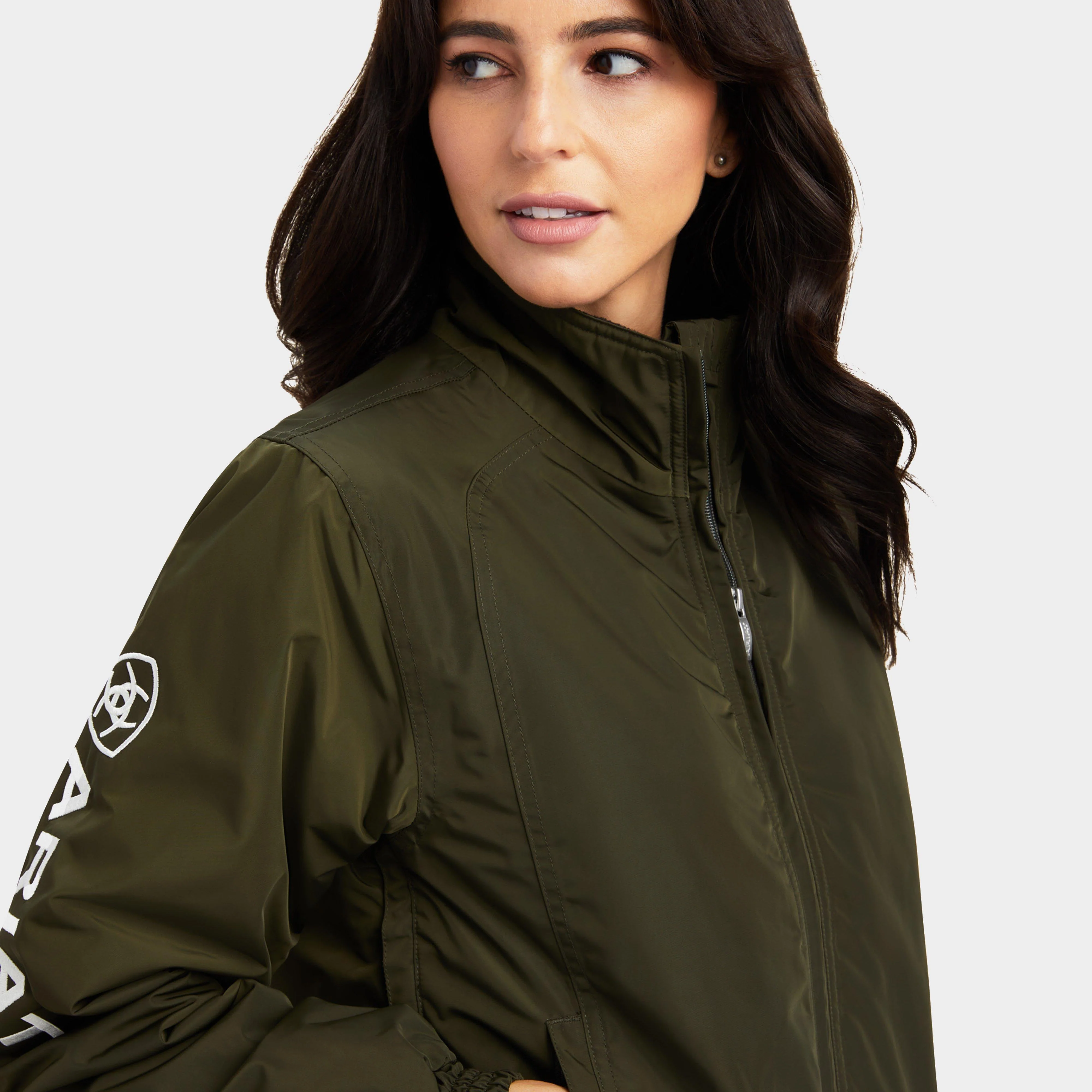 Womens Stable Insulated Jacket Forest Mist - Image 3