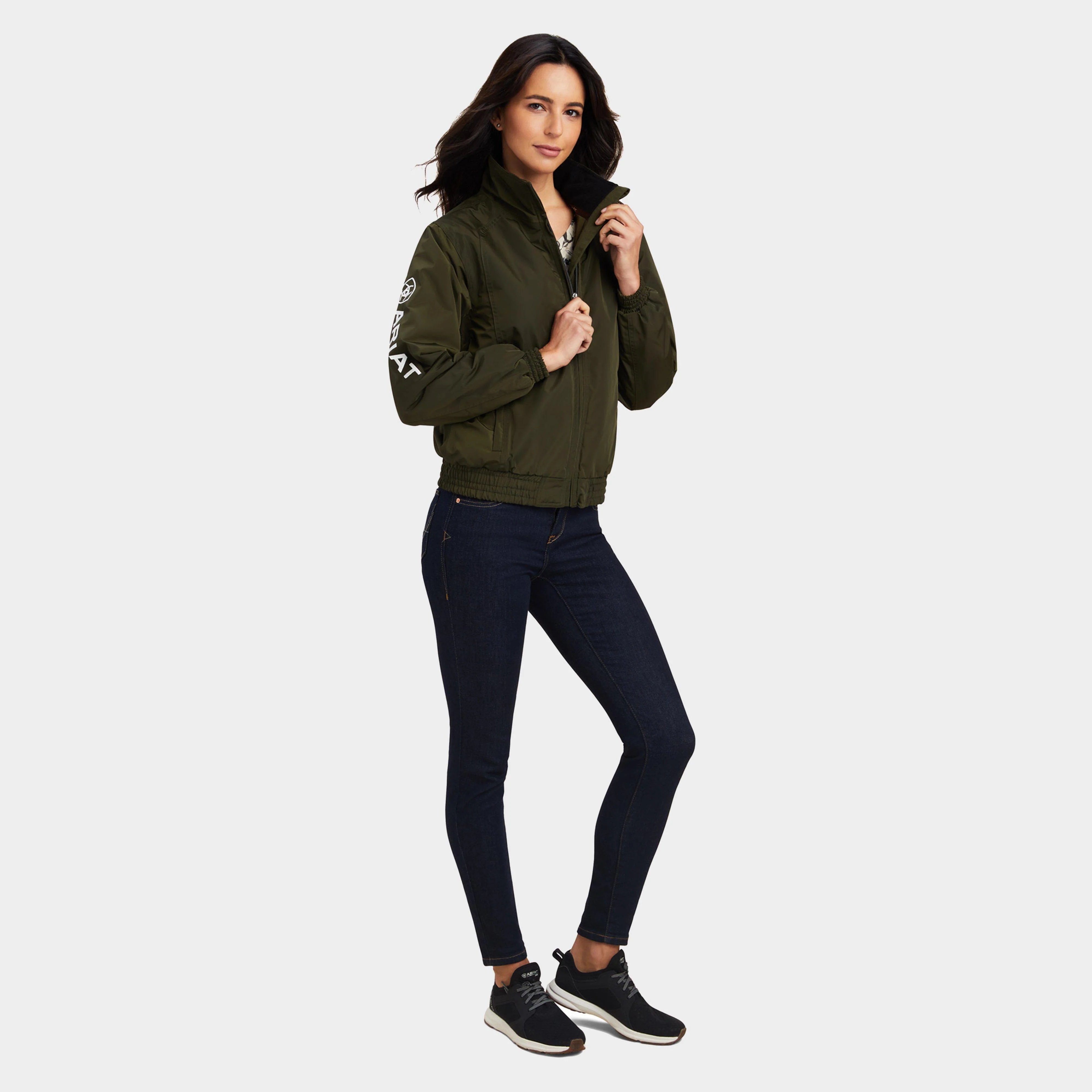 Womens Stable Insulated Jacket Forest Mist - Image 4