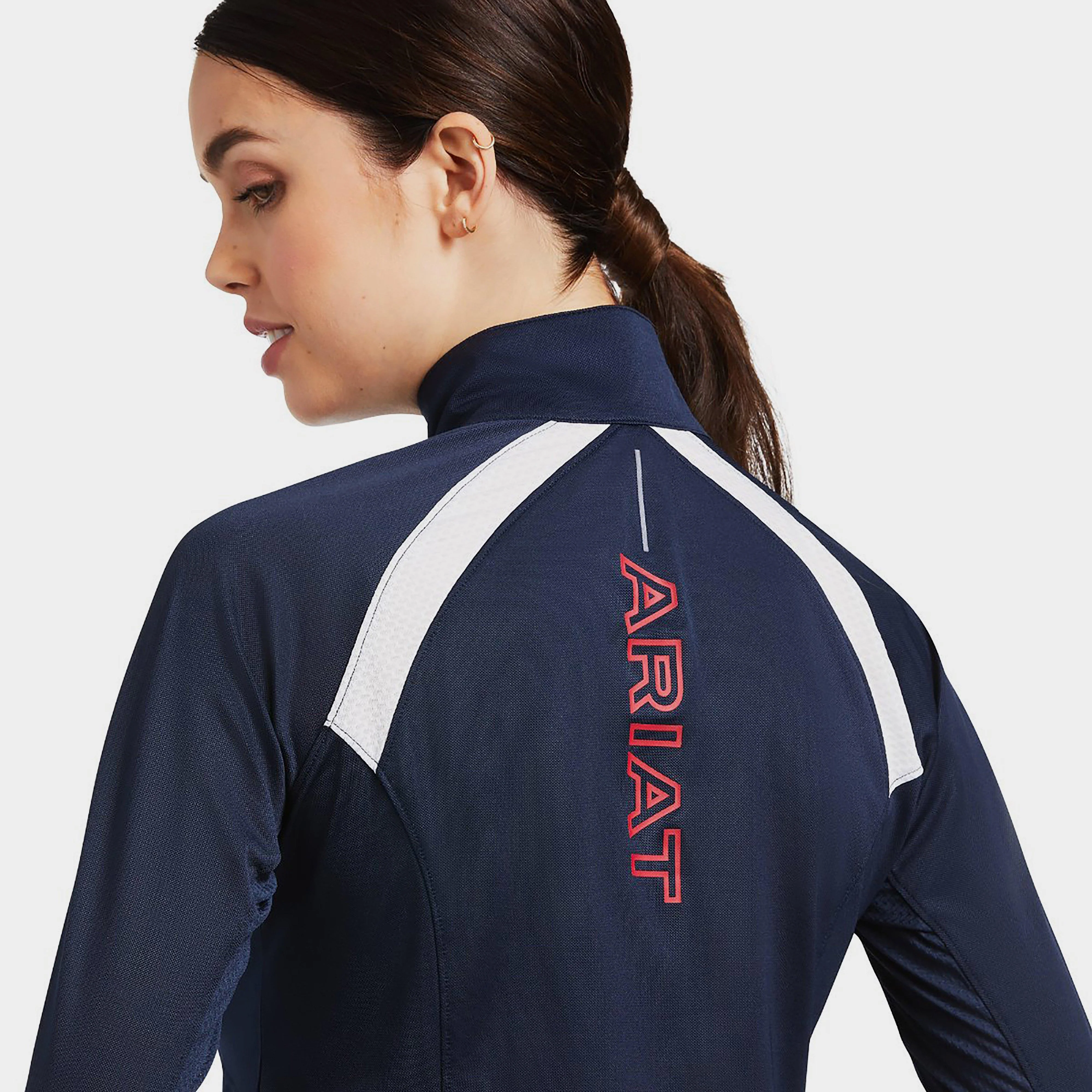 Womens Sunstopper 2.0 1/4 Zip Team Baselayer - Image 2
