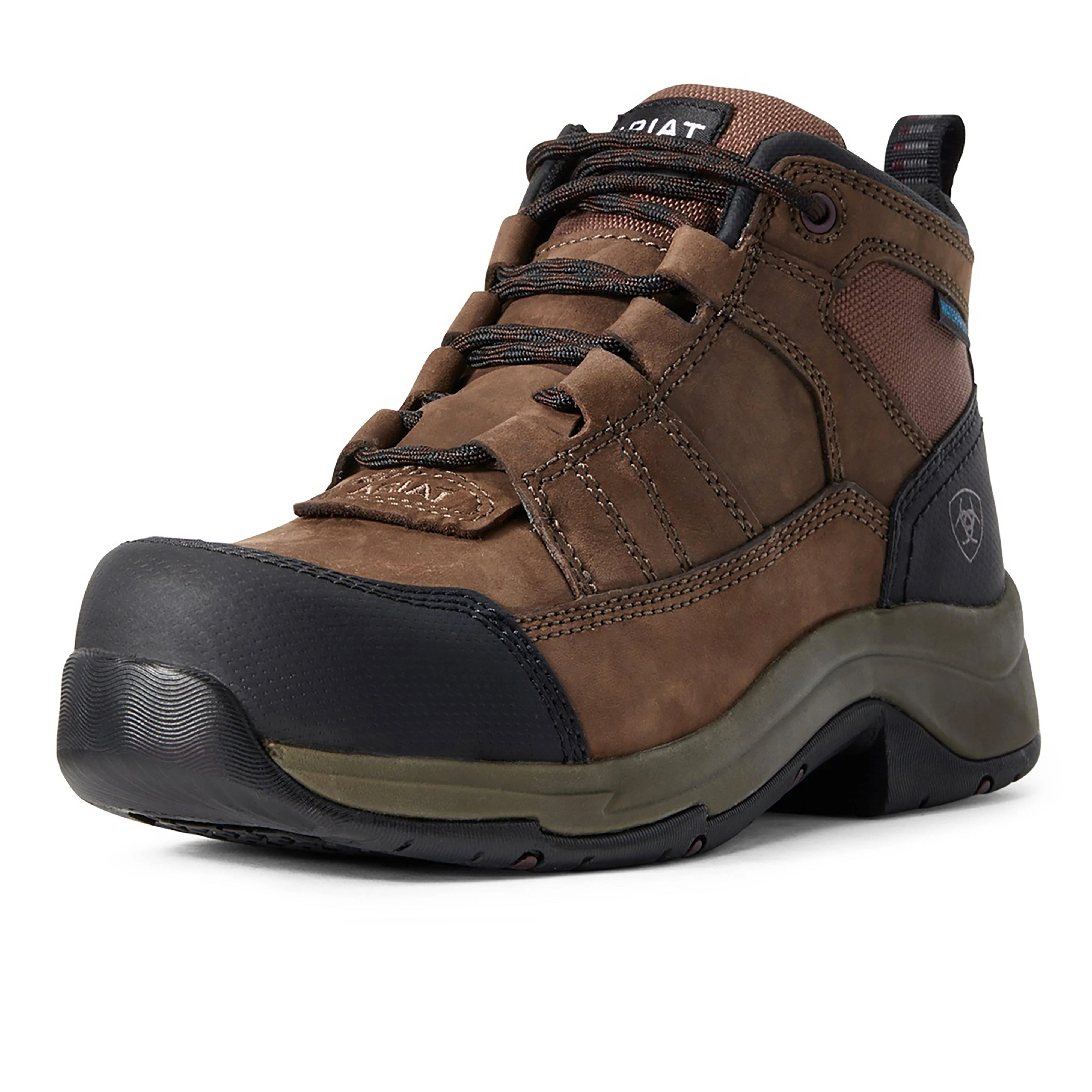 Womens Telluride Composite Toe Work Boots Distressed Brown - Image 6
