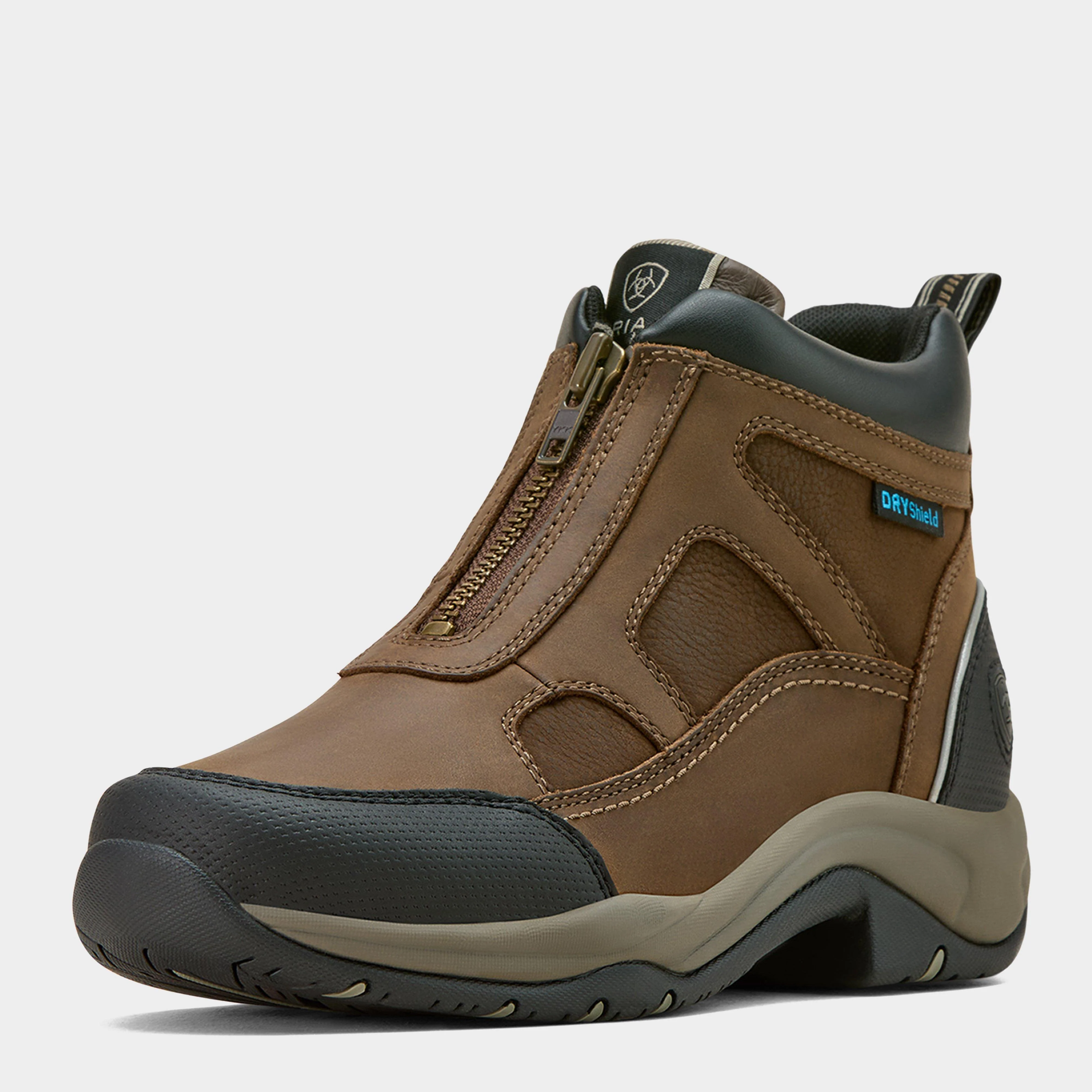 Womens Terrain II Zip Waterproof Boots Dark Brown - Image 2