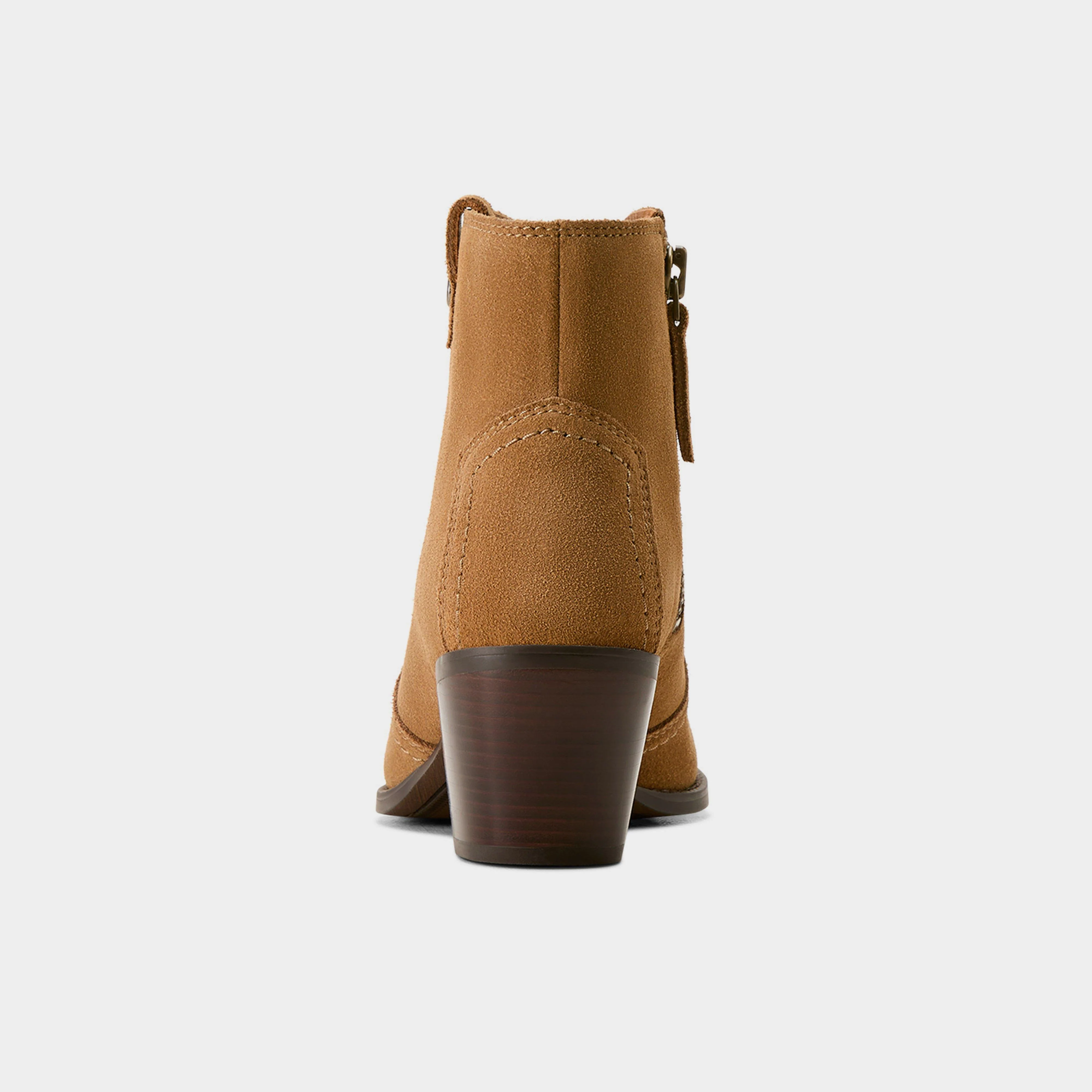 Womens Tilbury Boots Caramel Suede - Image 4