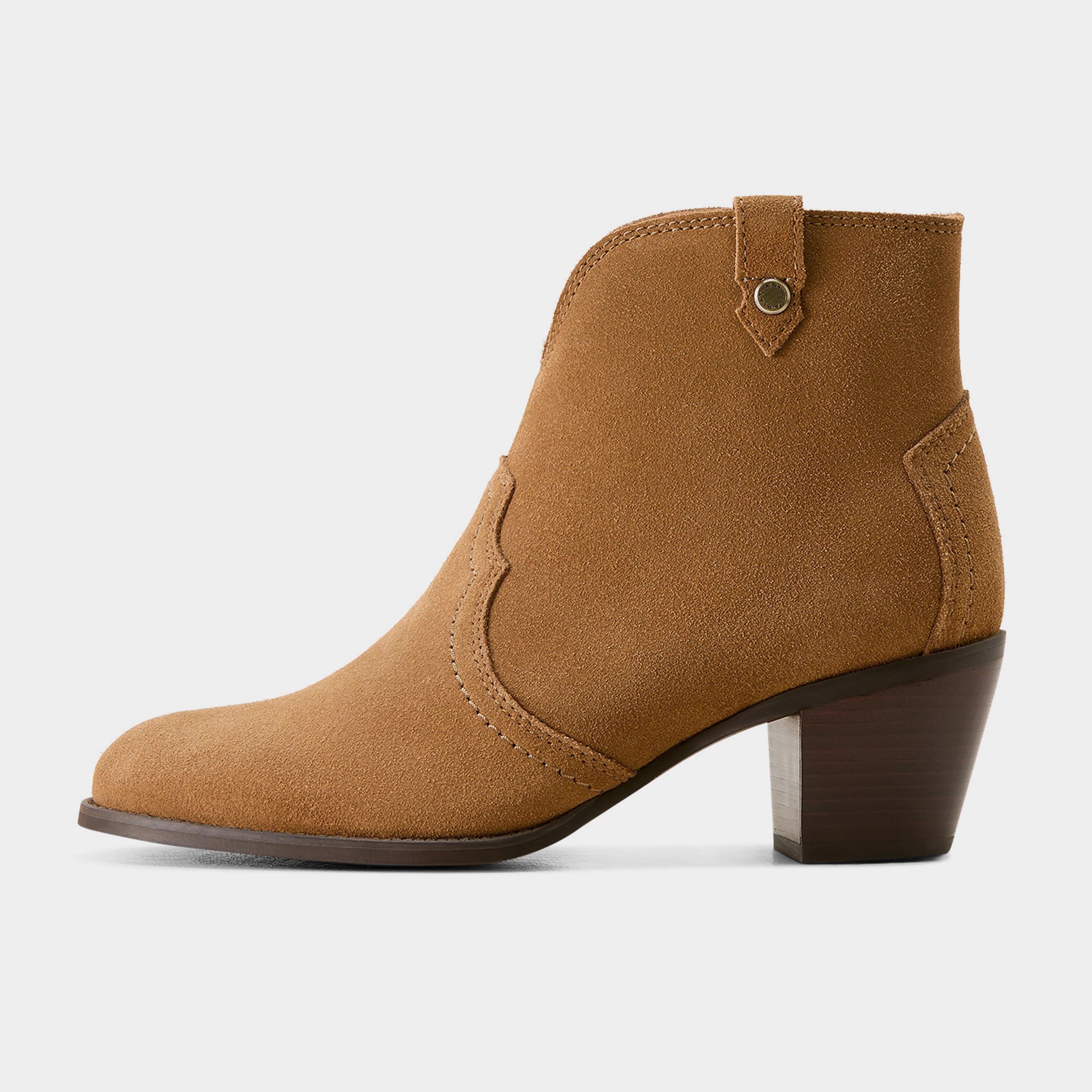 Womens Tilbury Boots Caramel Suede - Image 5