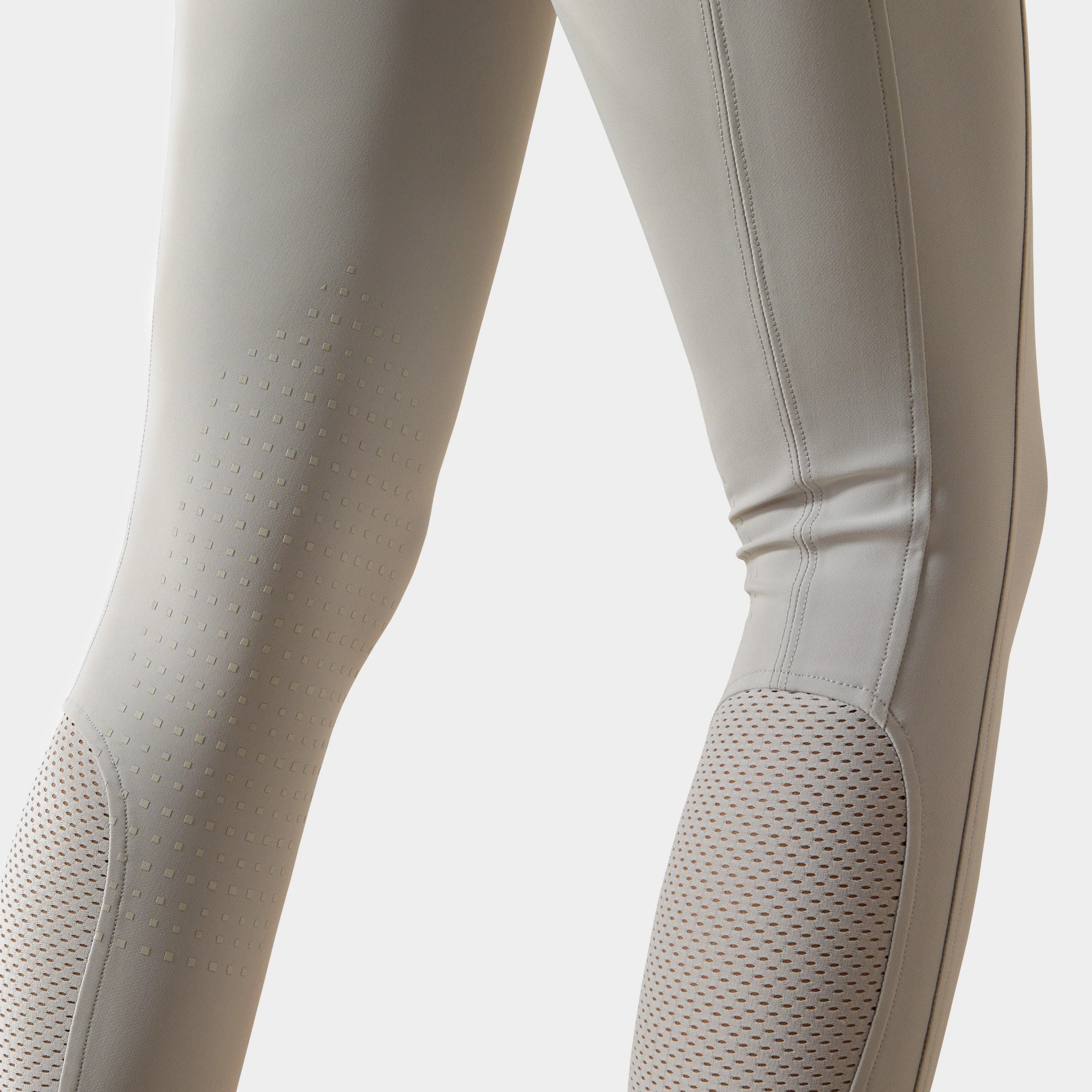 Womens Tri Factor NT Half Grip Breeches Show Grey - Image 6