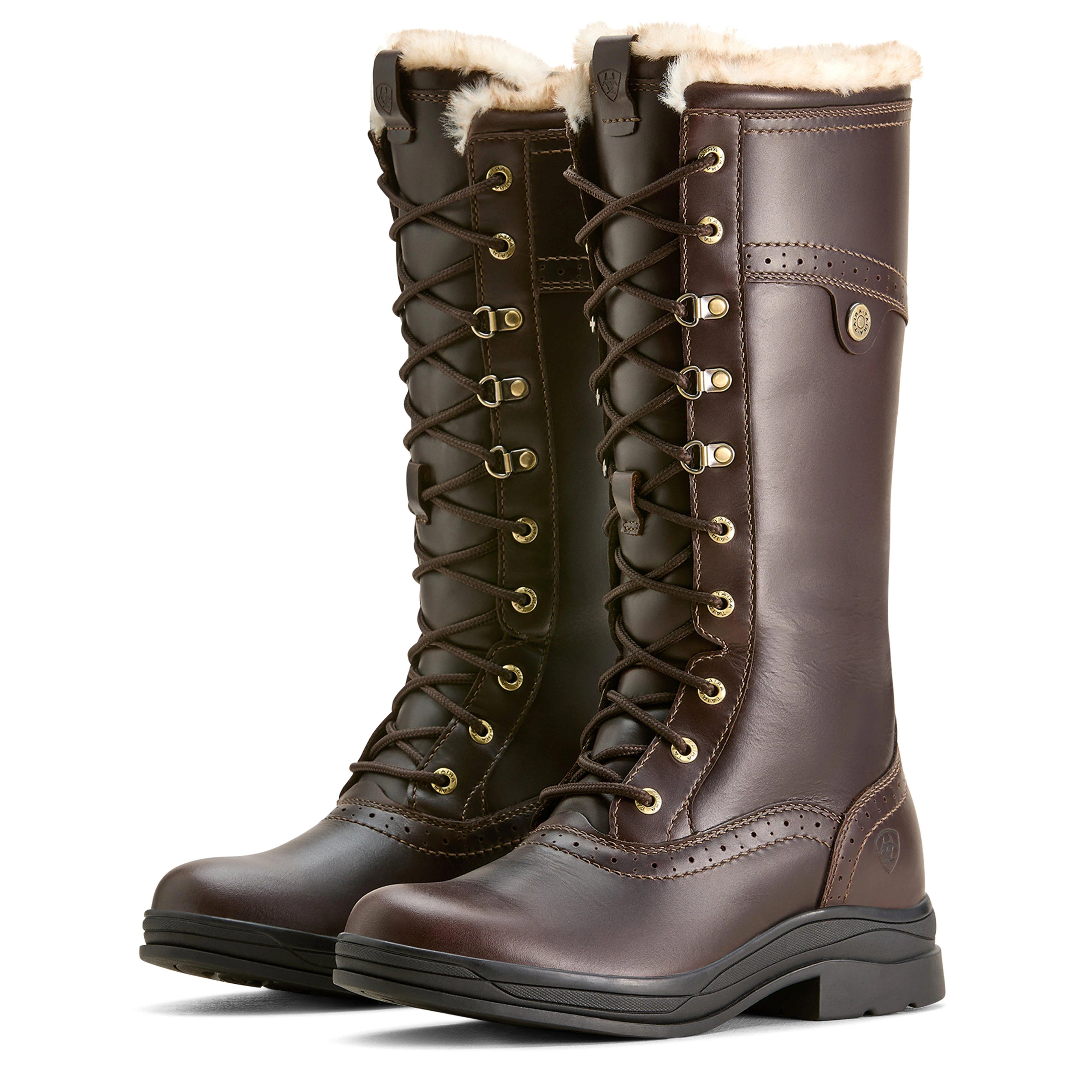 Womens Wythburn II Sherpa Waterproof Boots Dark Mocha - Image 8