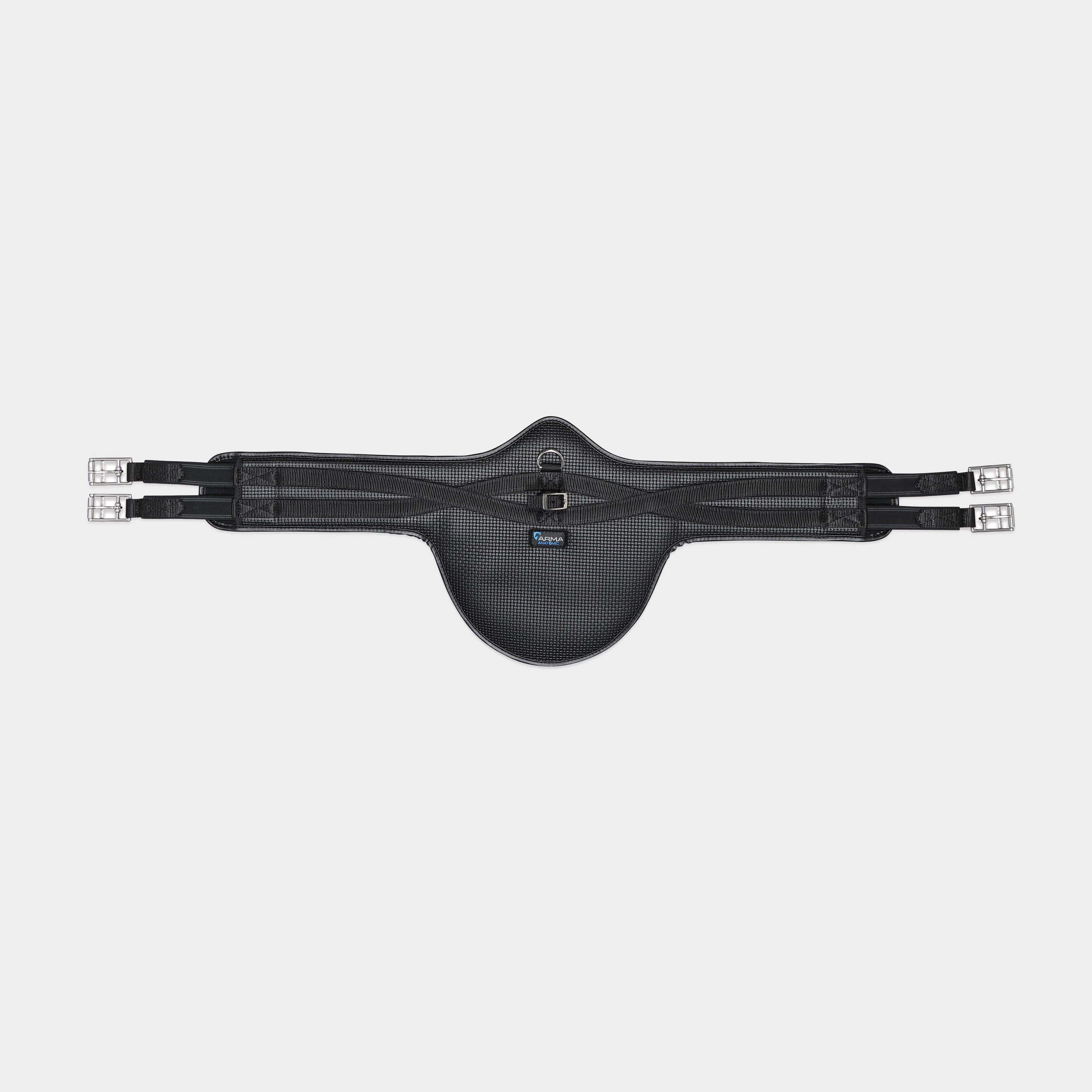 Anti-Chafe Stud Guard Girth Long Black