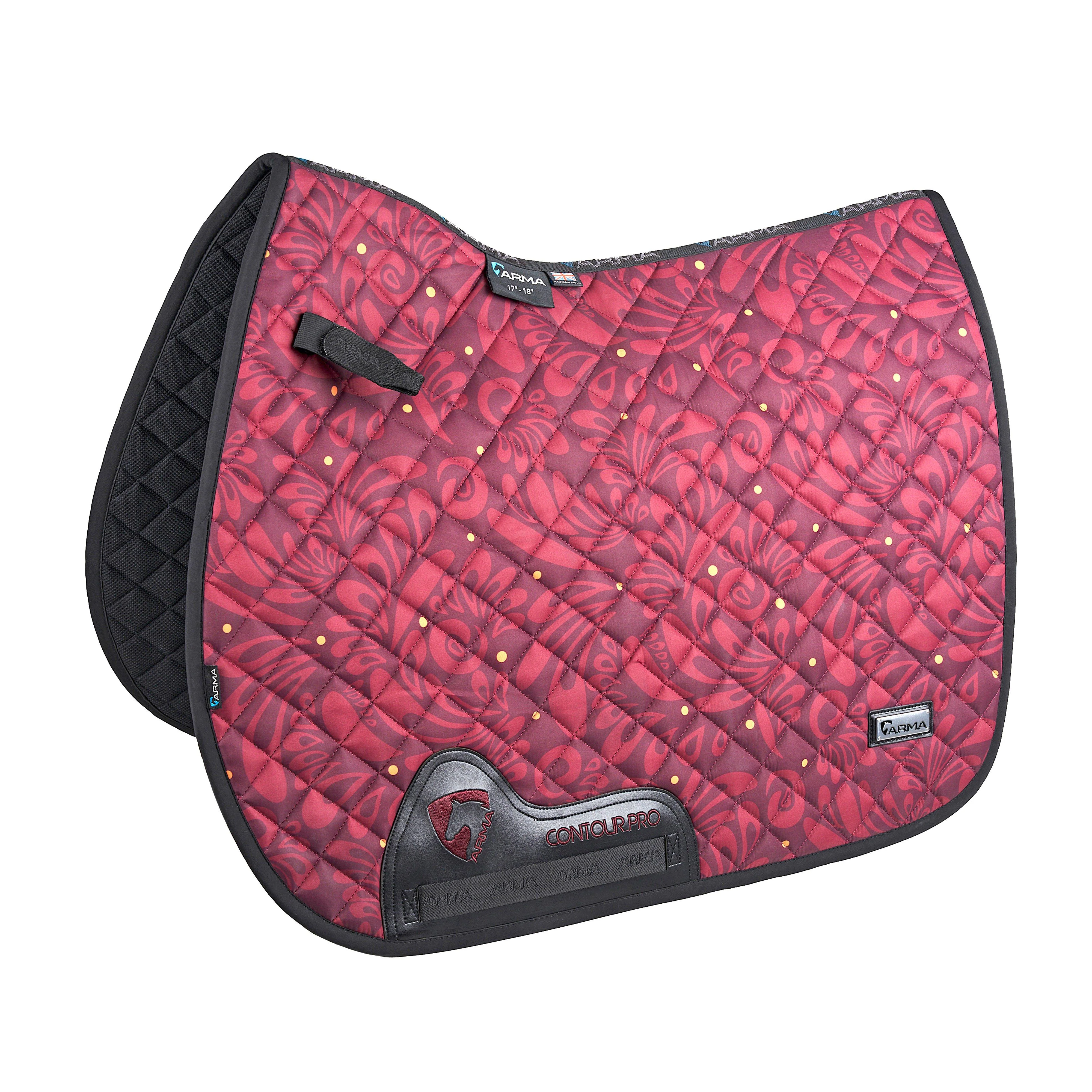 Hyde Park Saddlecloth Red Paisley - Image 5