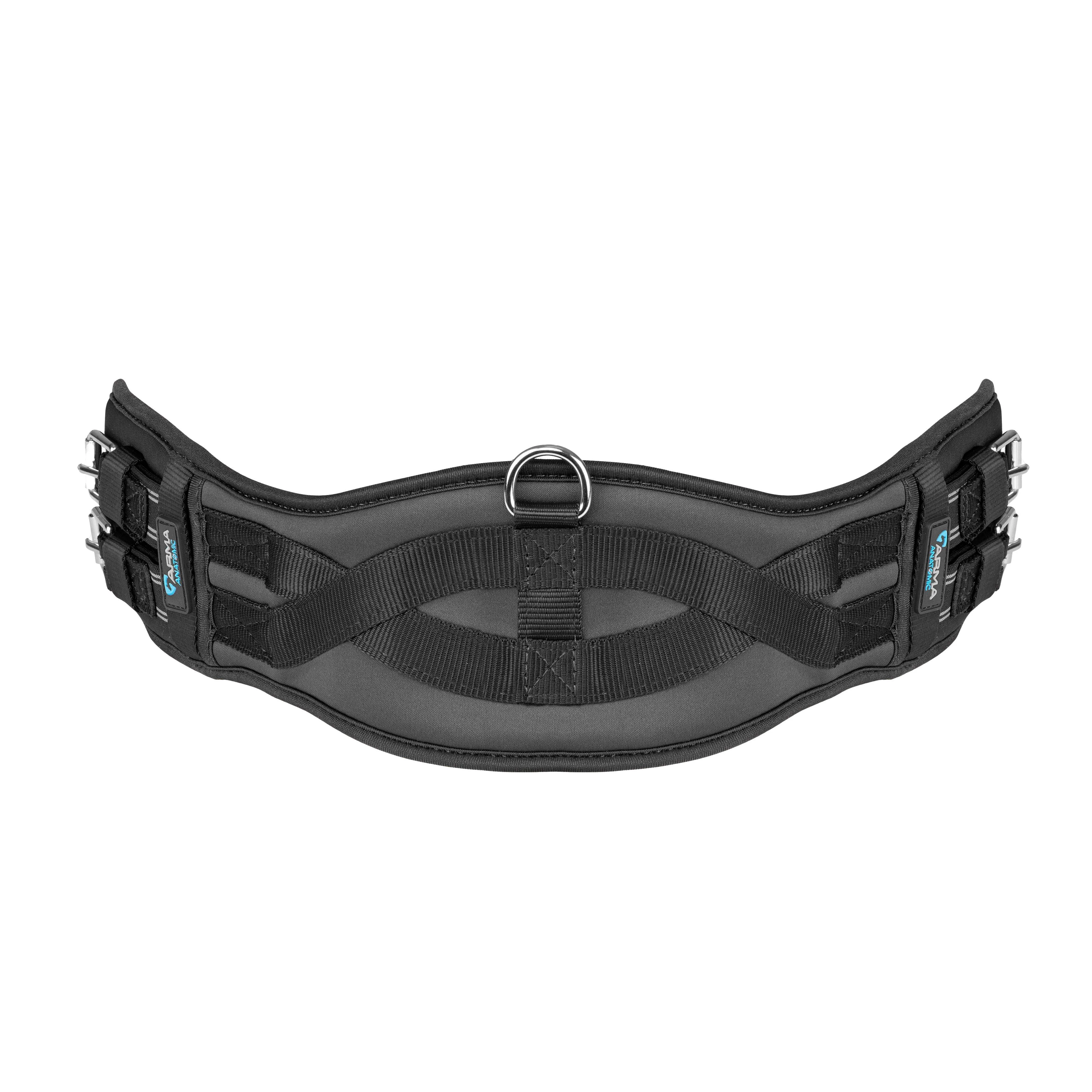 Memory Foam Elasticated Dressage Girth Black - Image 3