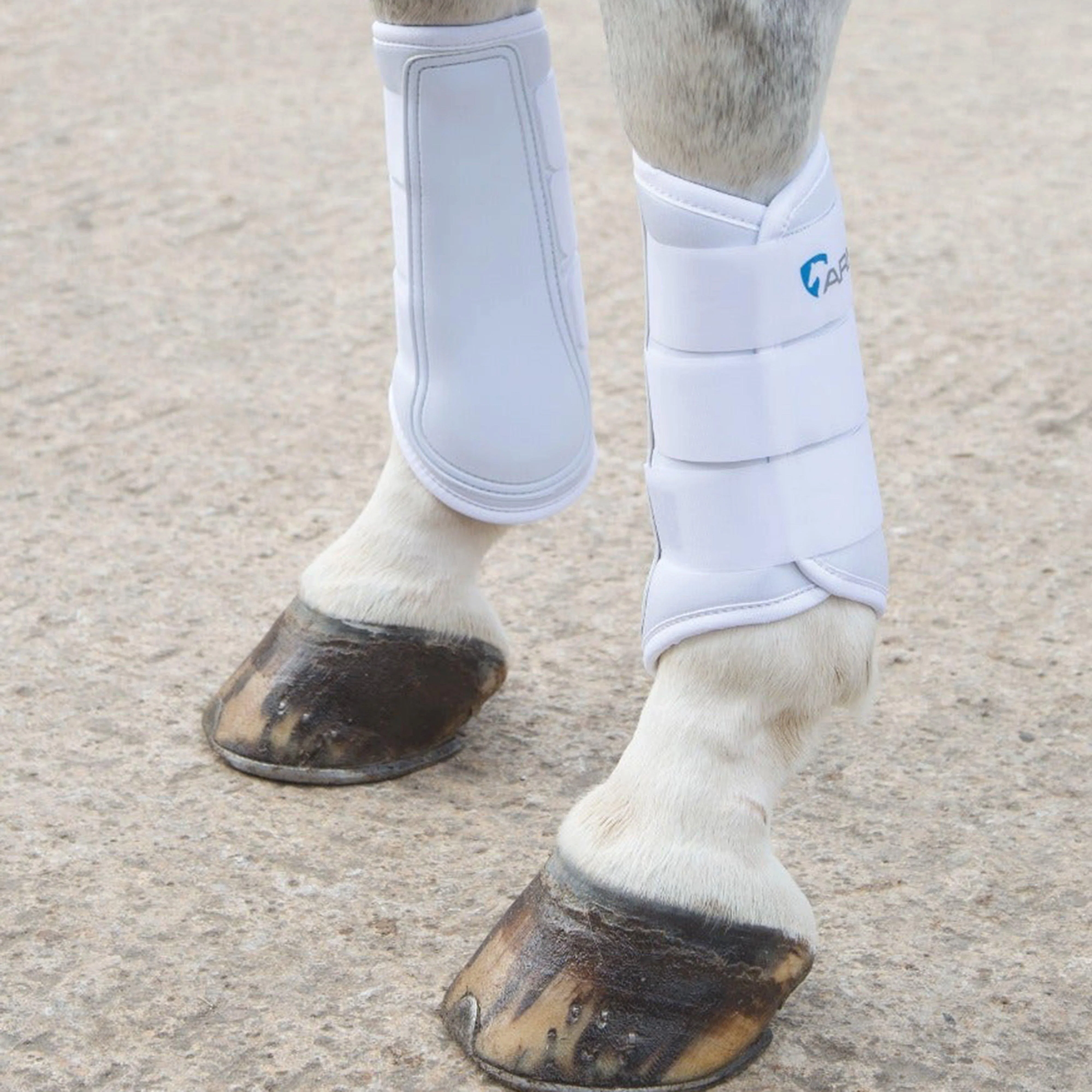 Neoprene Brushing Boots White - Image 4