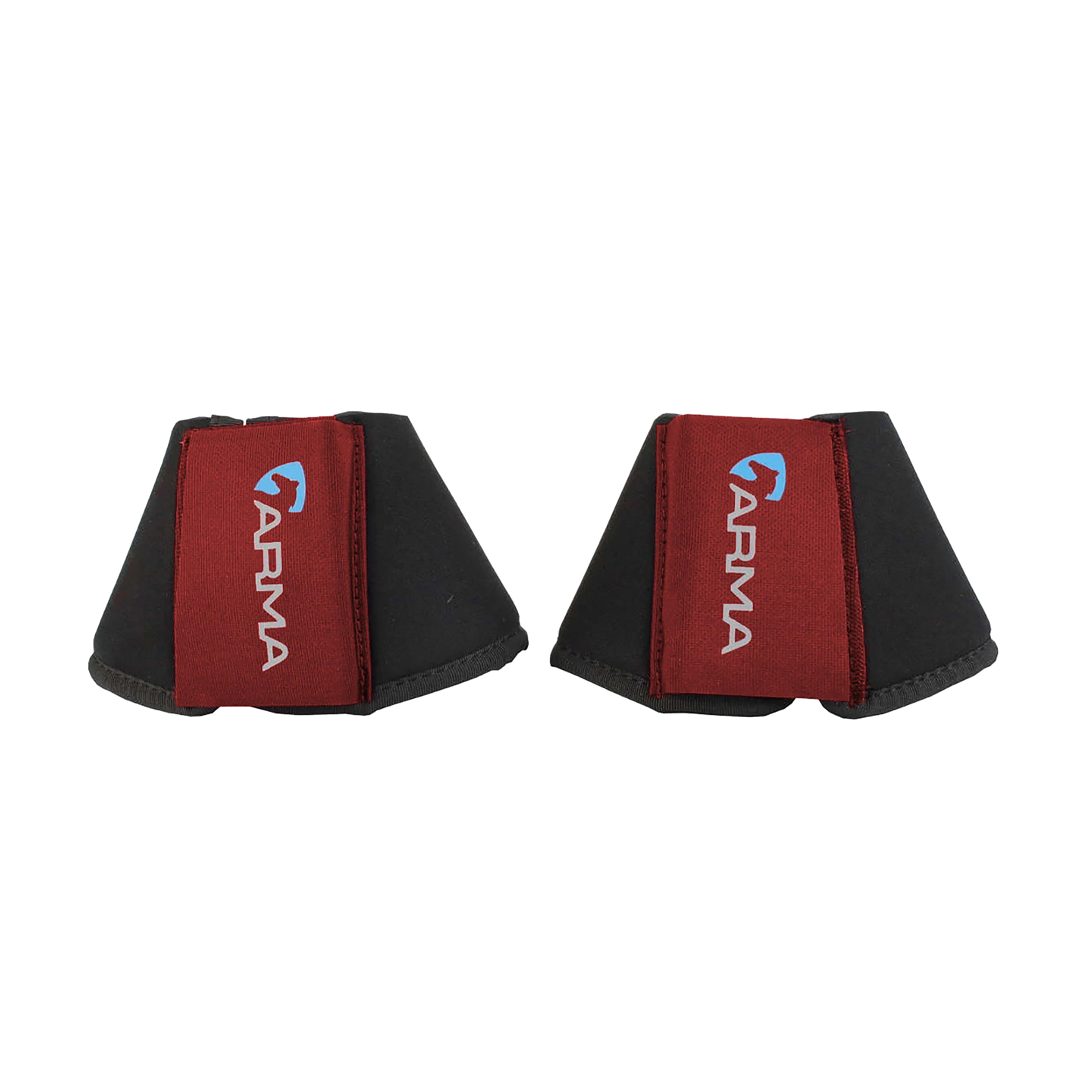 Neoprene Over Reach Boots Deep Red - Image 2