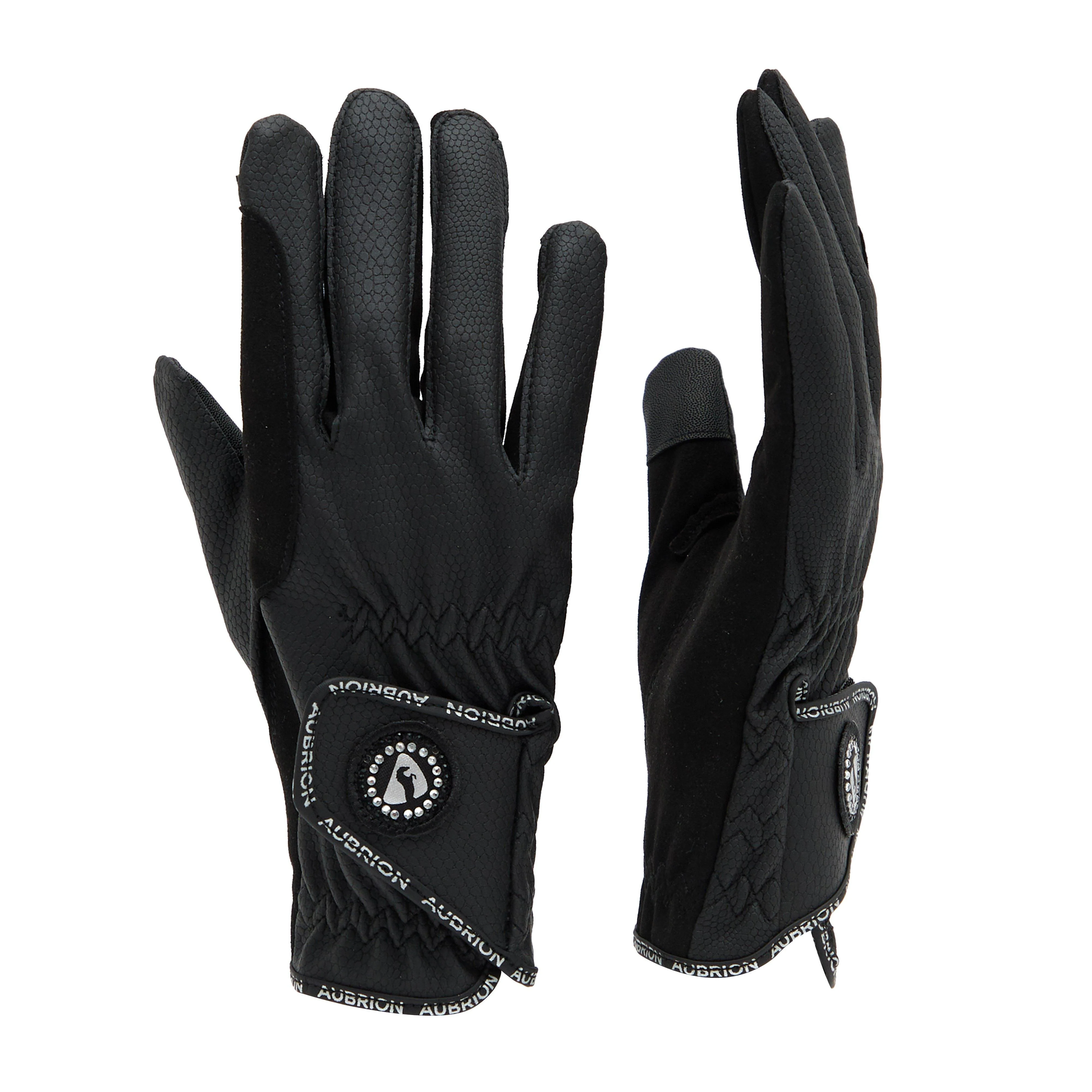Adults Aachen FlexFit Riding Gloves Black - Image 5