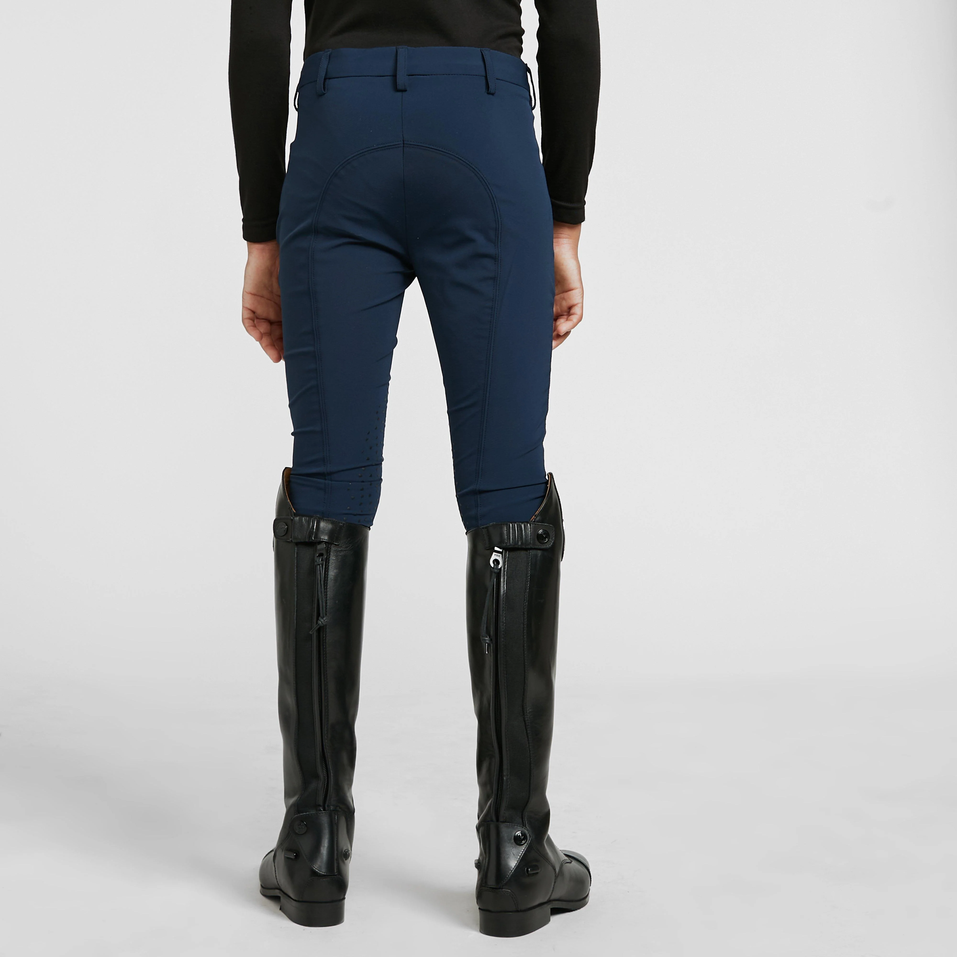Aubrion Boys Walton Knee Patch Breeches Navy - Image 3