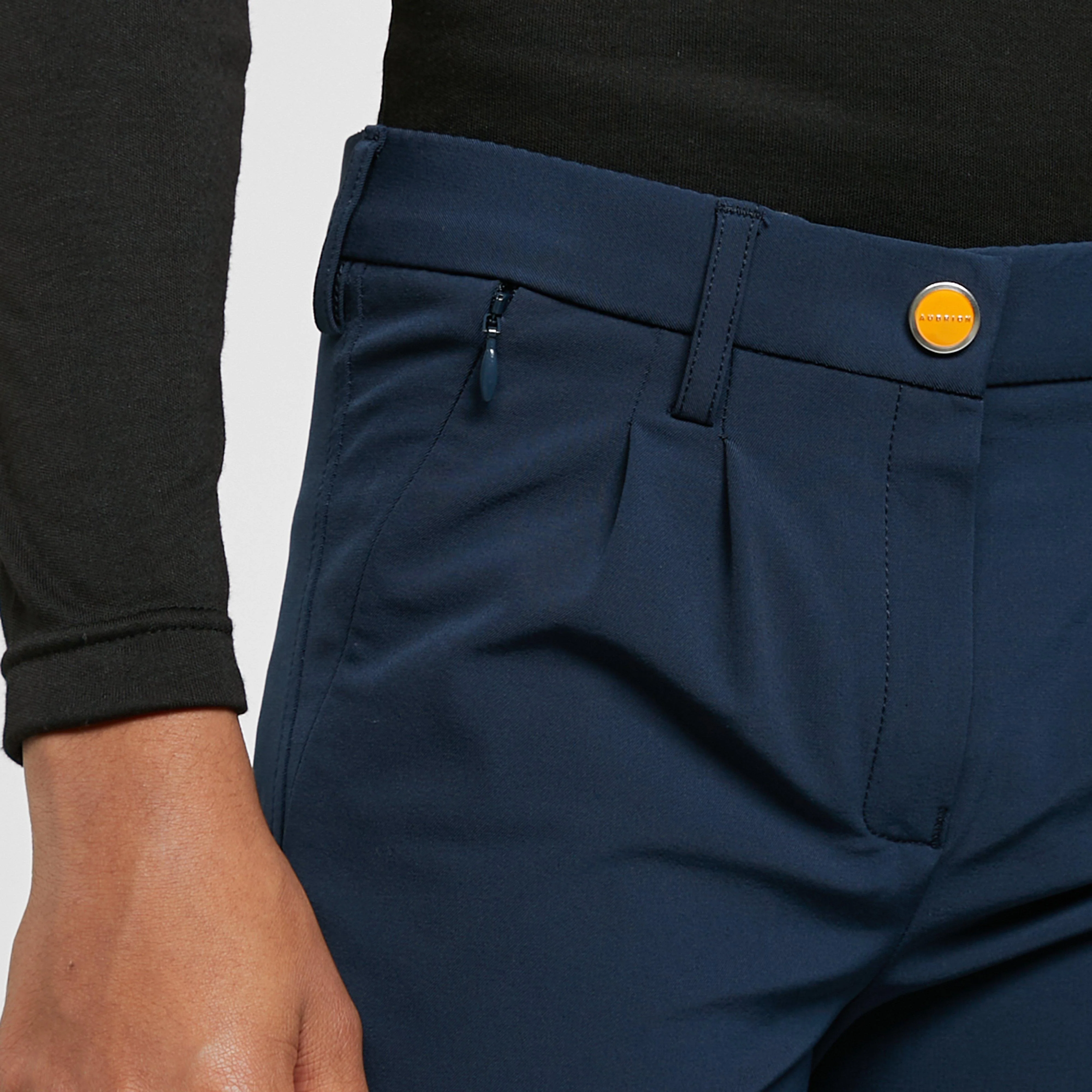 Aubrion Boys Walton Knee Patch Breeches Navy - Image 4