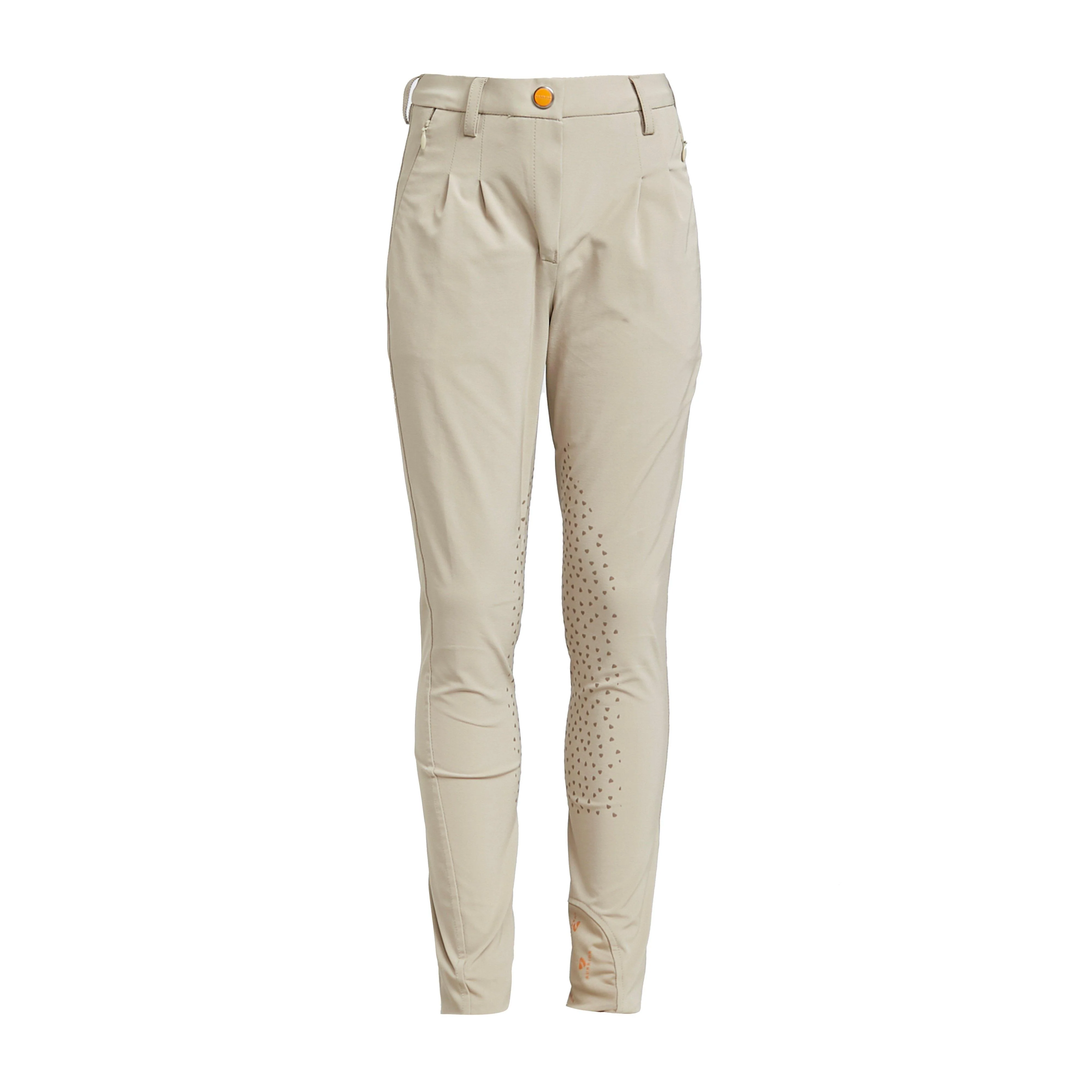 Boys Walton Knee Patch Breeches Beige - Image 6