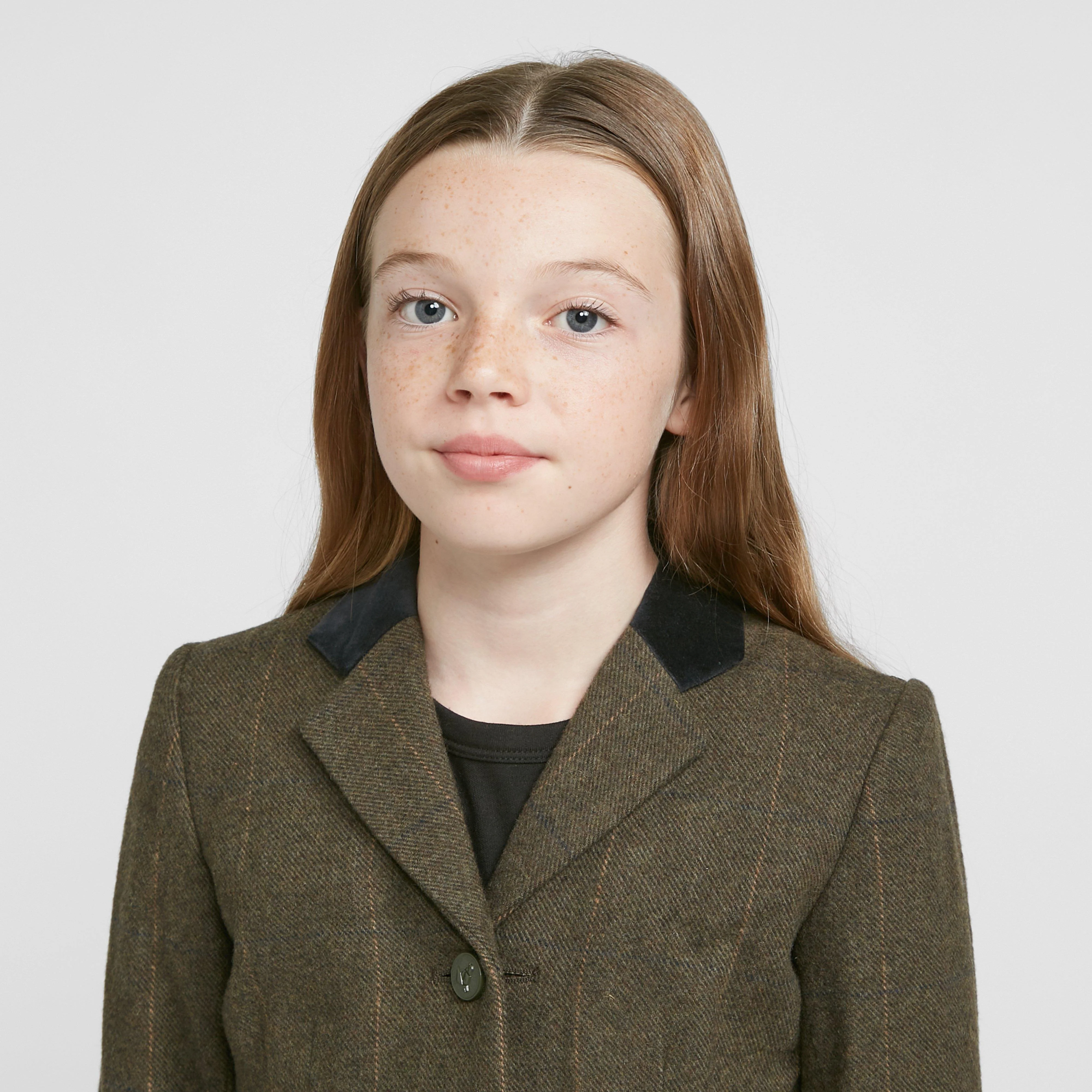 Childs Saratoga Tweed Jacket Green Check - Image 4