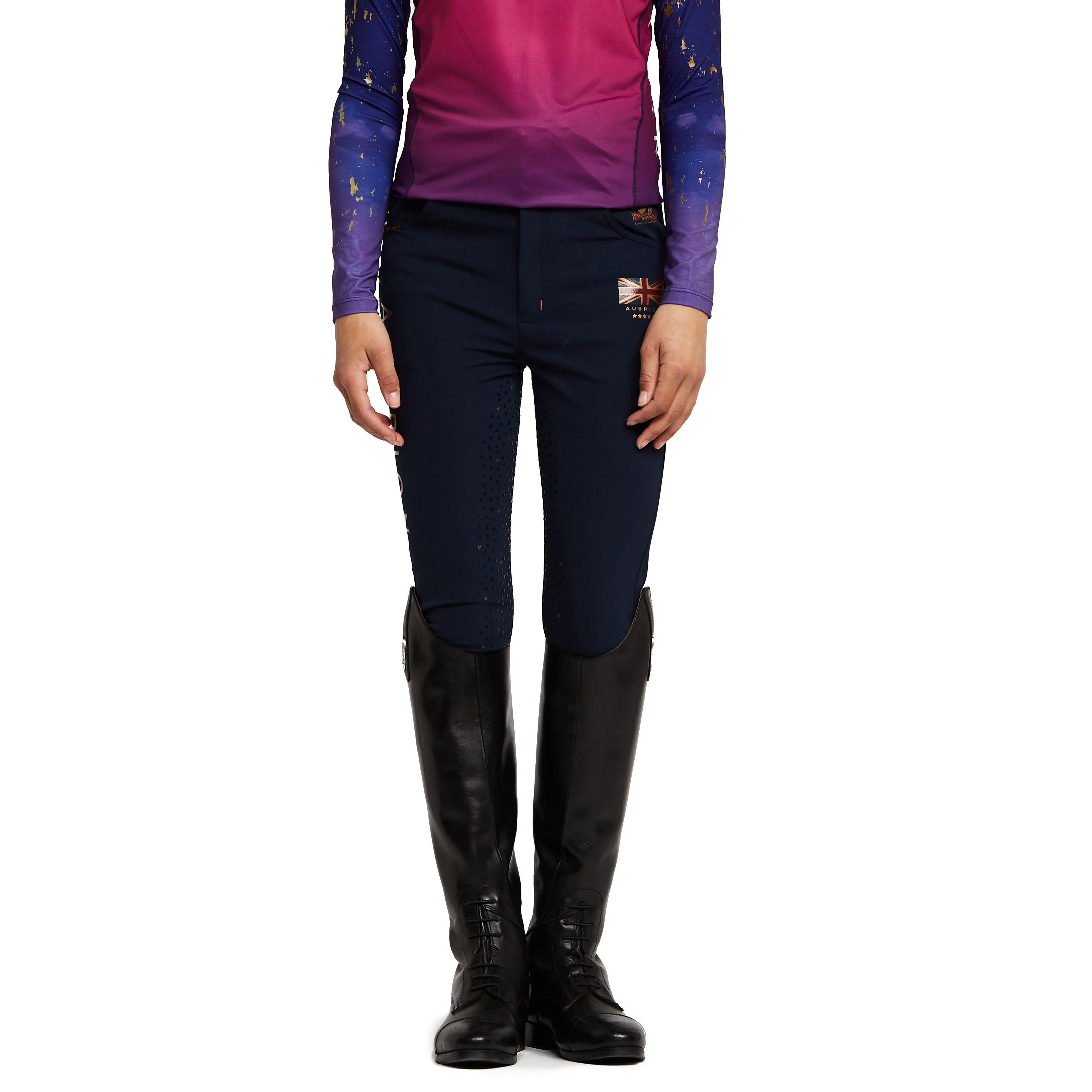 Childs Team Breeches Navy - Image 11