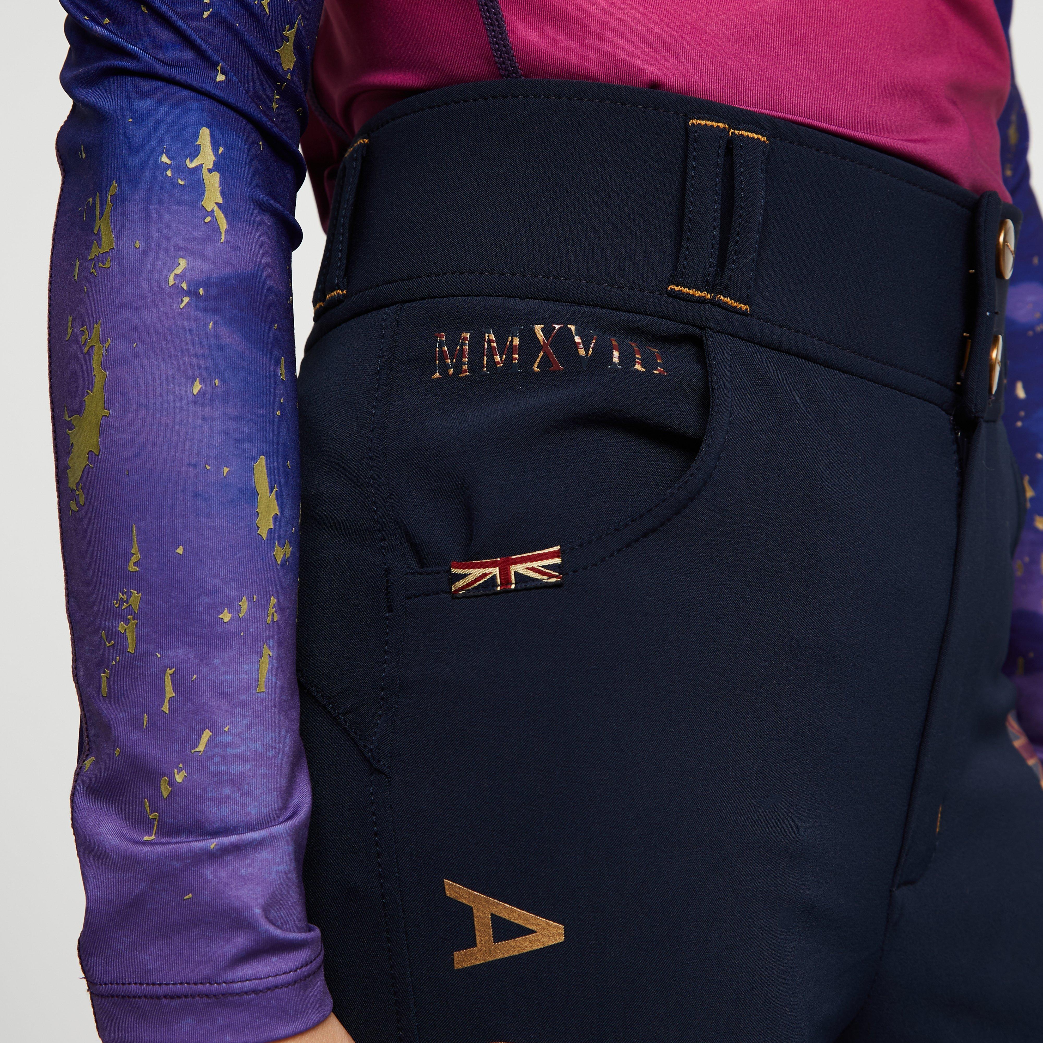 Childs Team Breeches Navy - Image 5