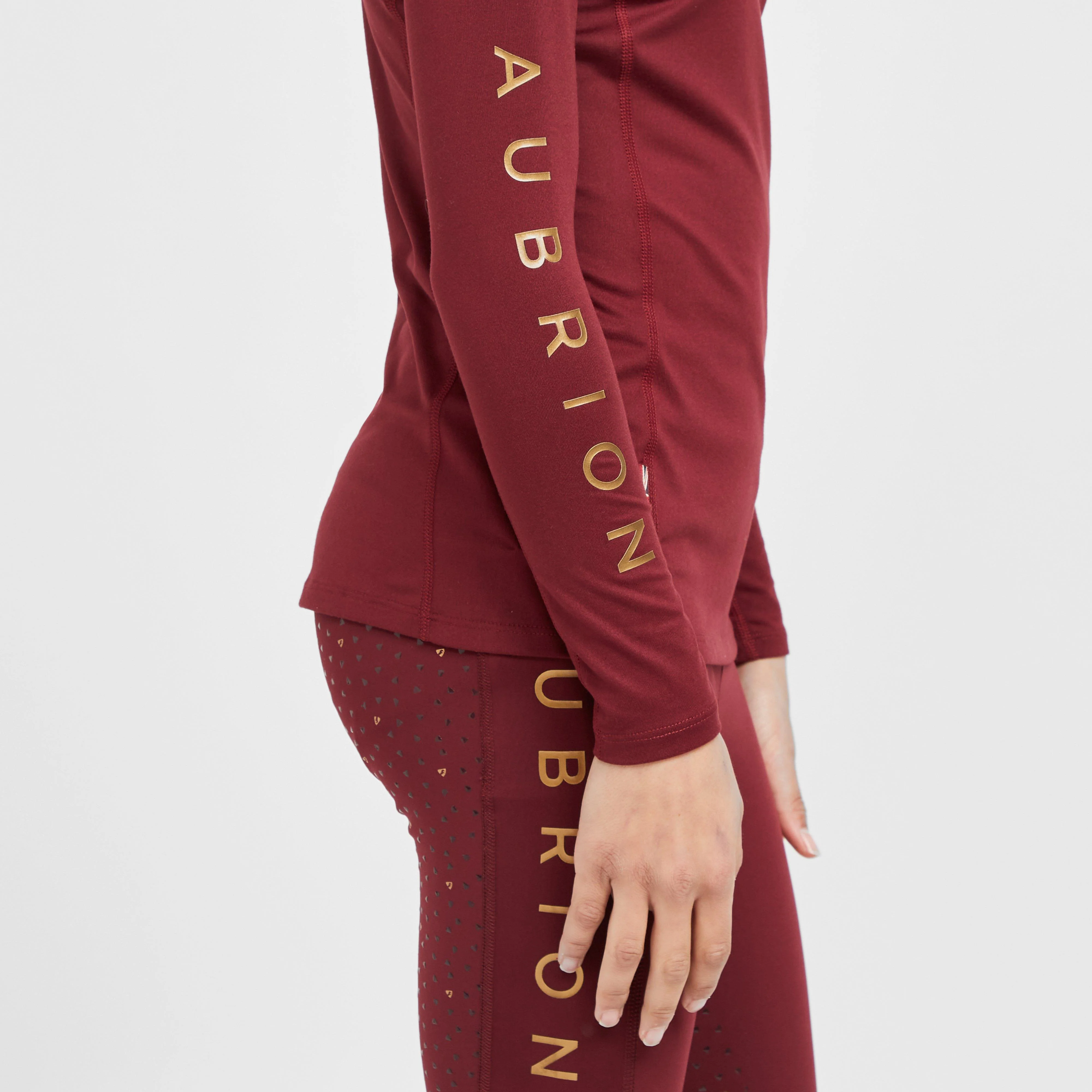 Childs Team Long Sleeve Base Layer Burgundy - Image 6