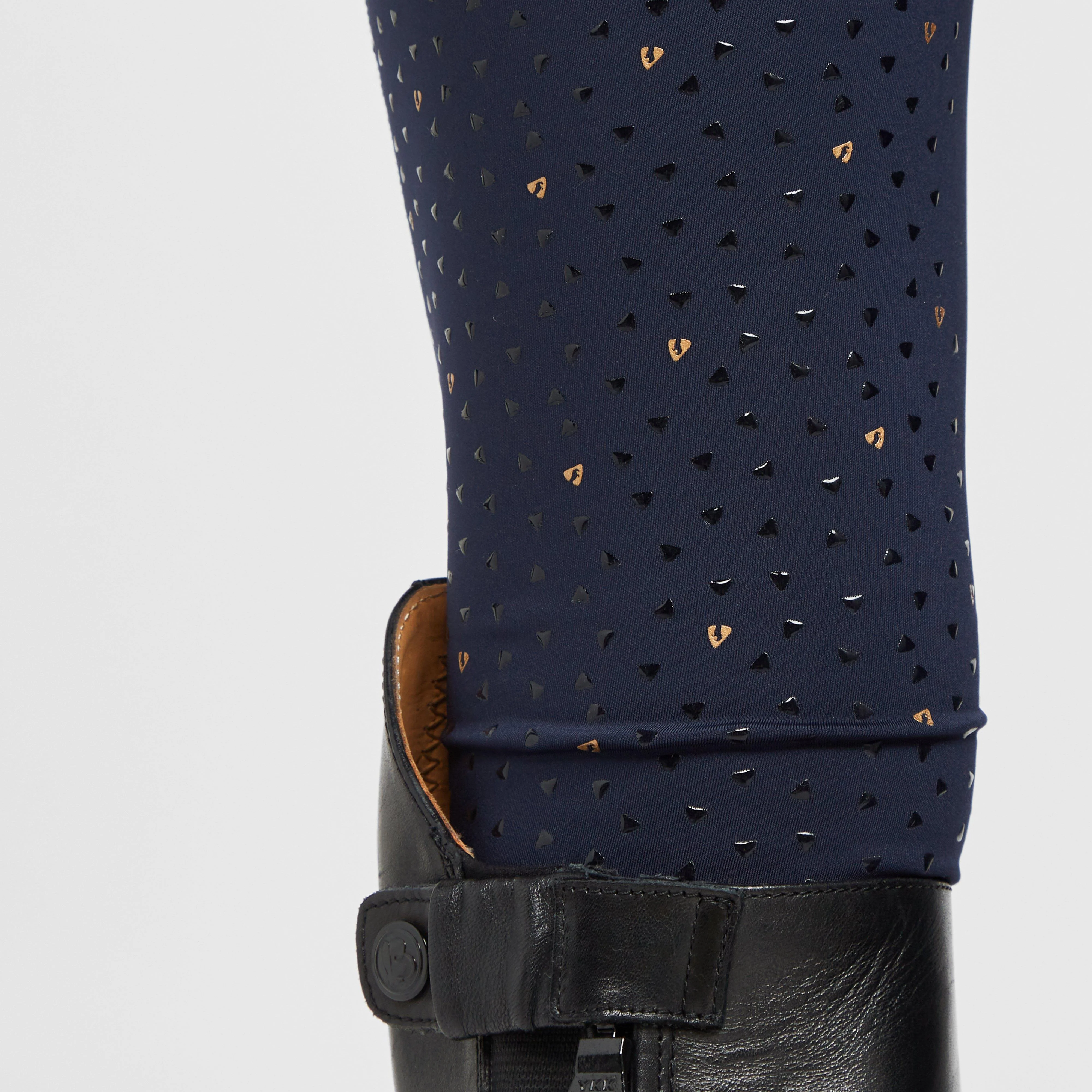 Childs Team Riding Tights Navy - Image 6