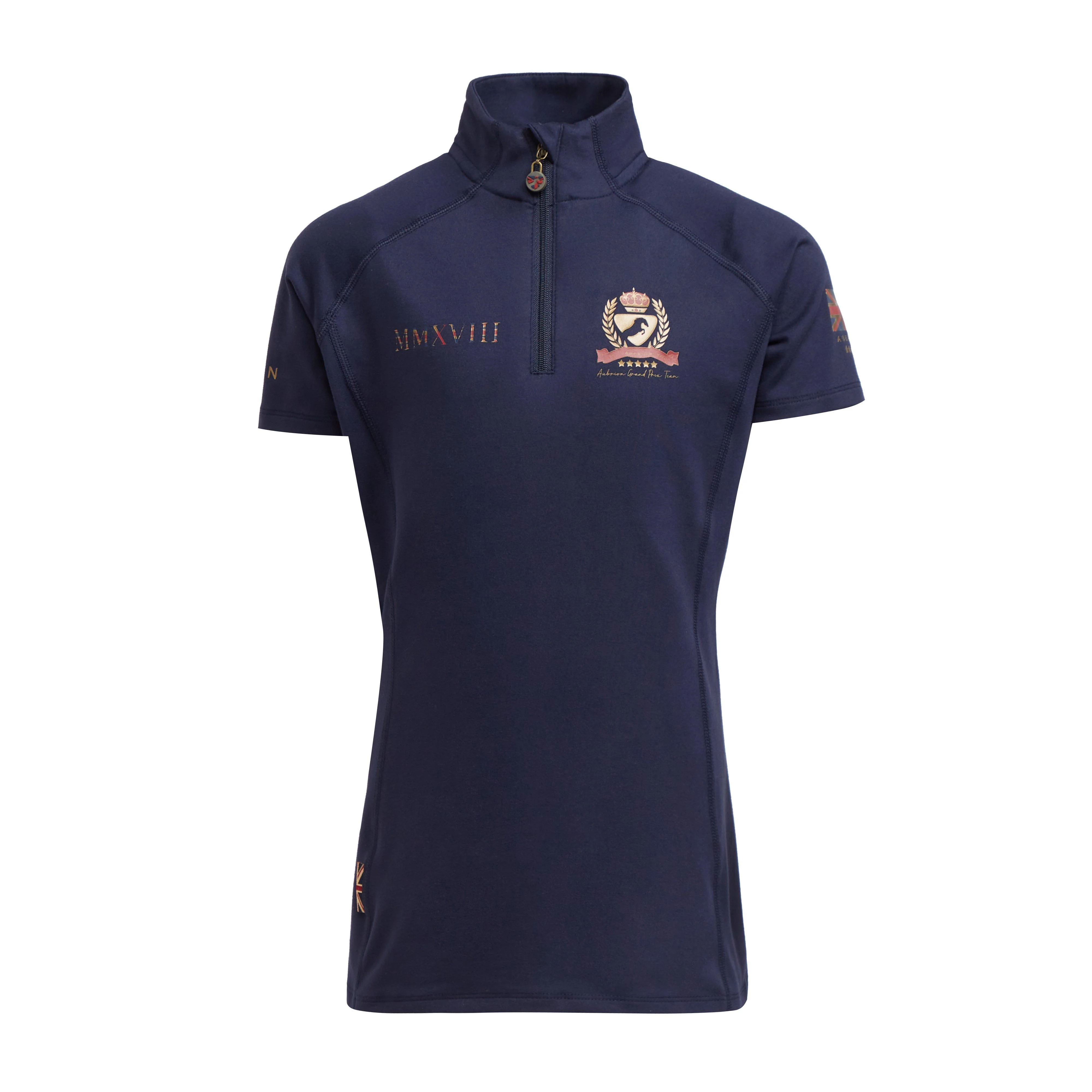 Childs Team Short Sleeve Base Layer Navy - Image 8