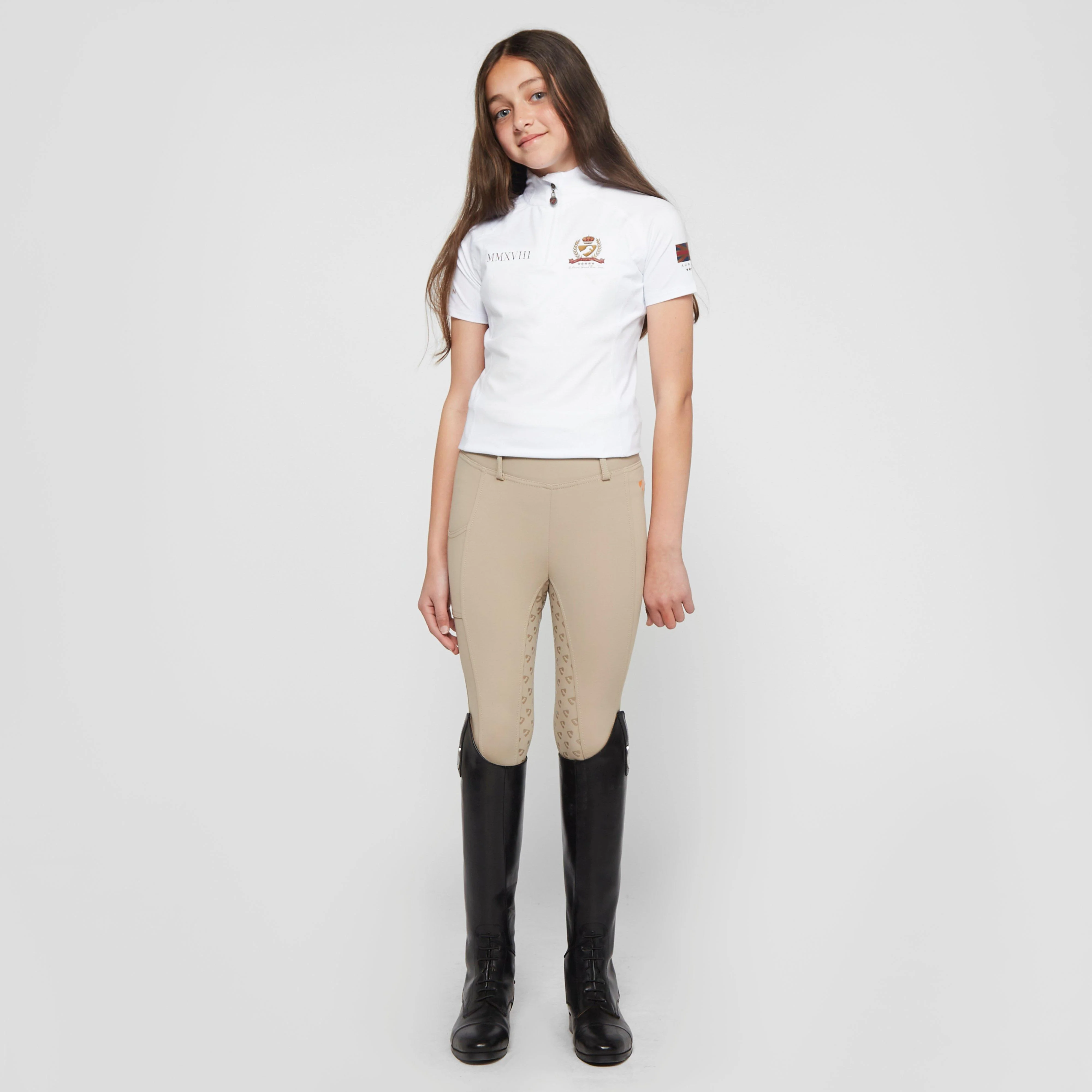 Childs Team Short Sleeve Base Layer White - Image 3