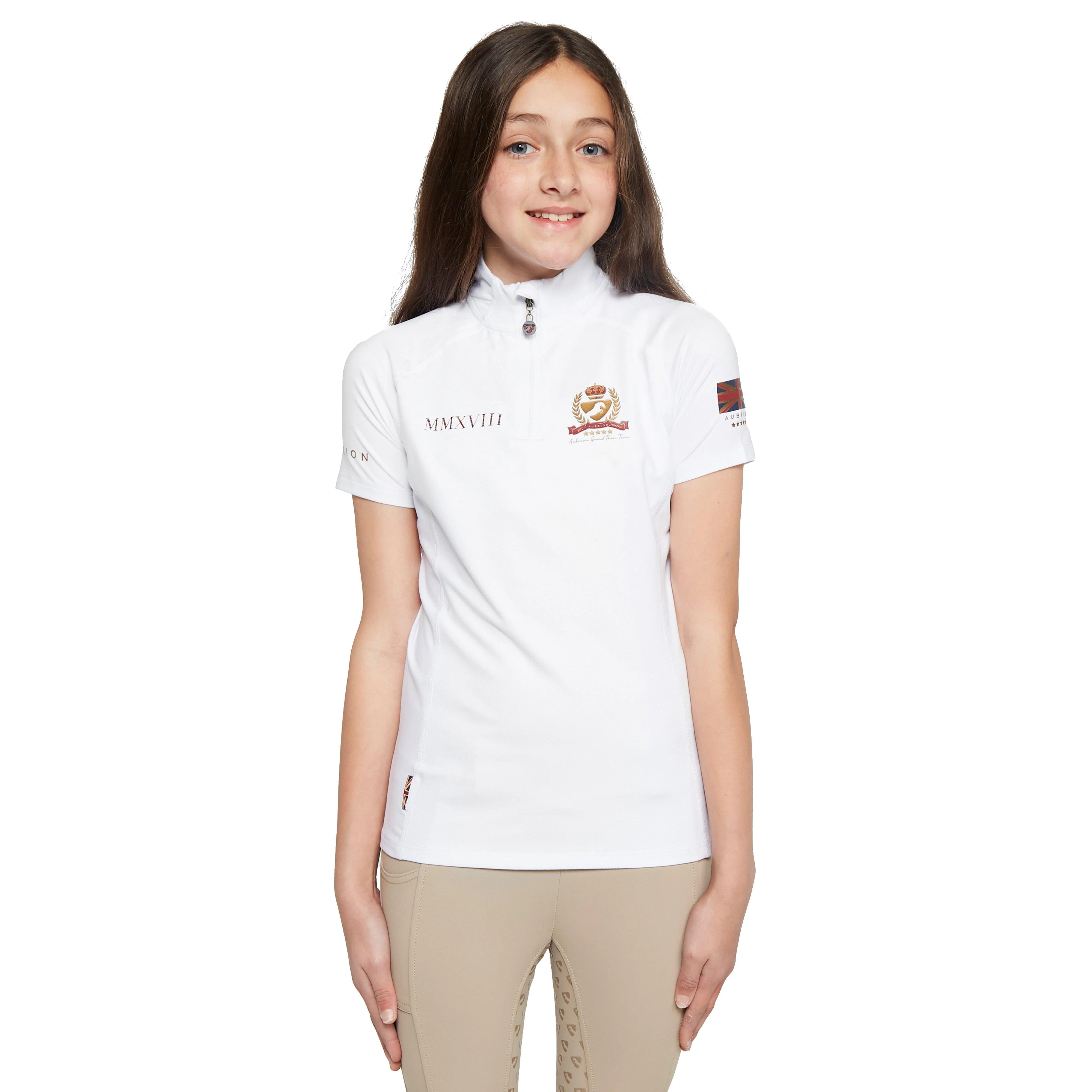 Childs Team Short Sleeve Base Layer White - Image 9