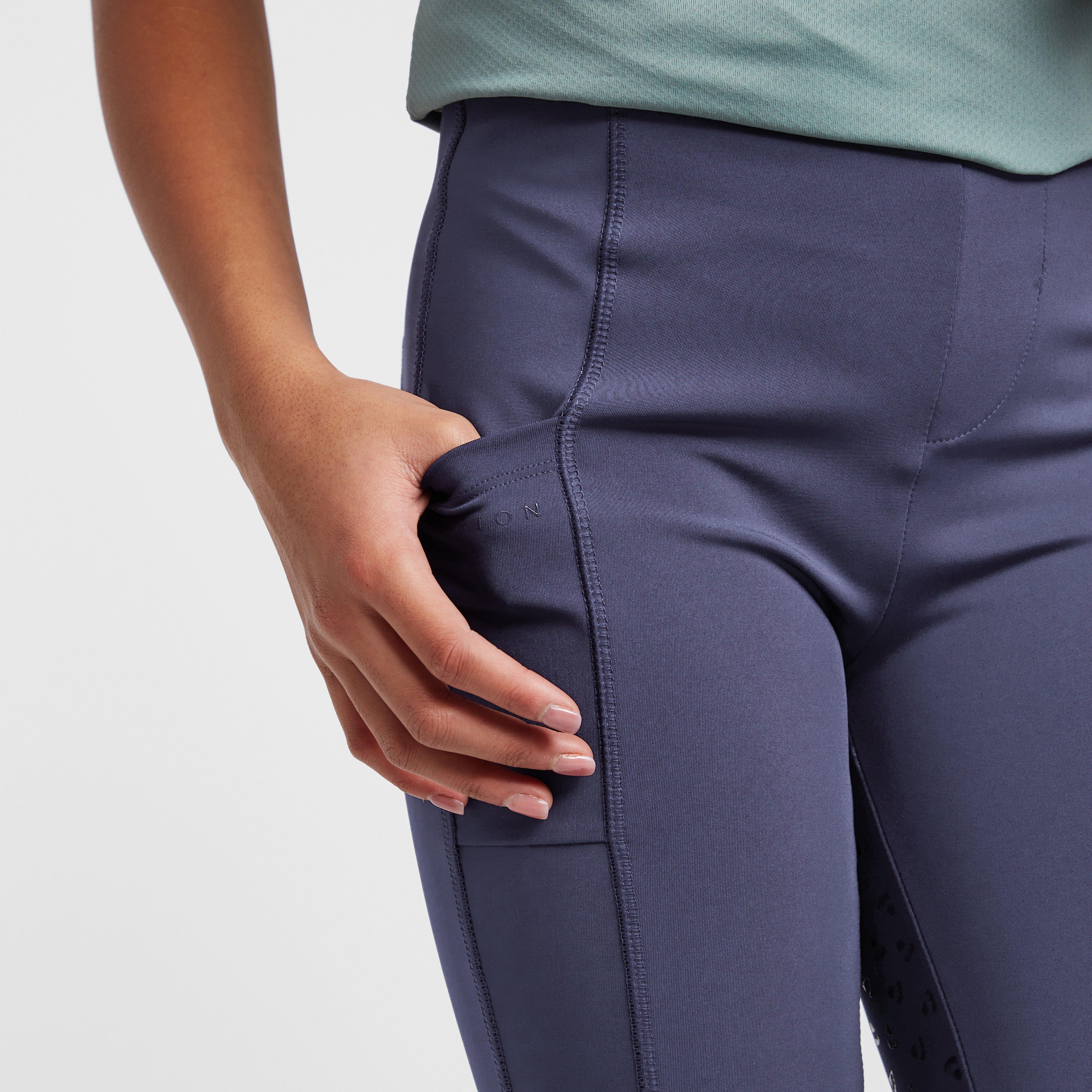 Kids Hudson Riding Tights Navy - Image 4