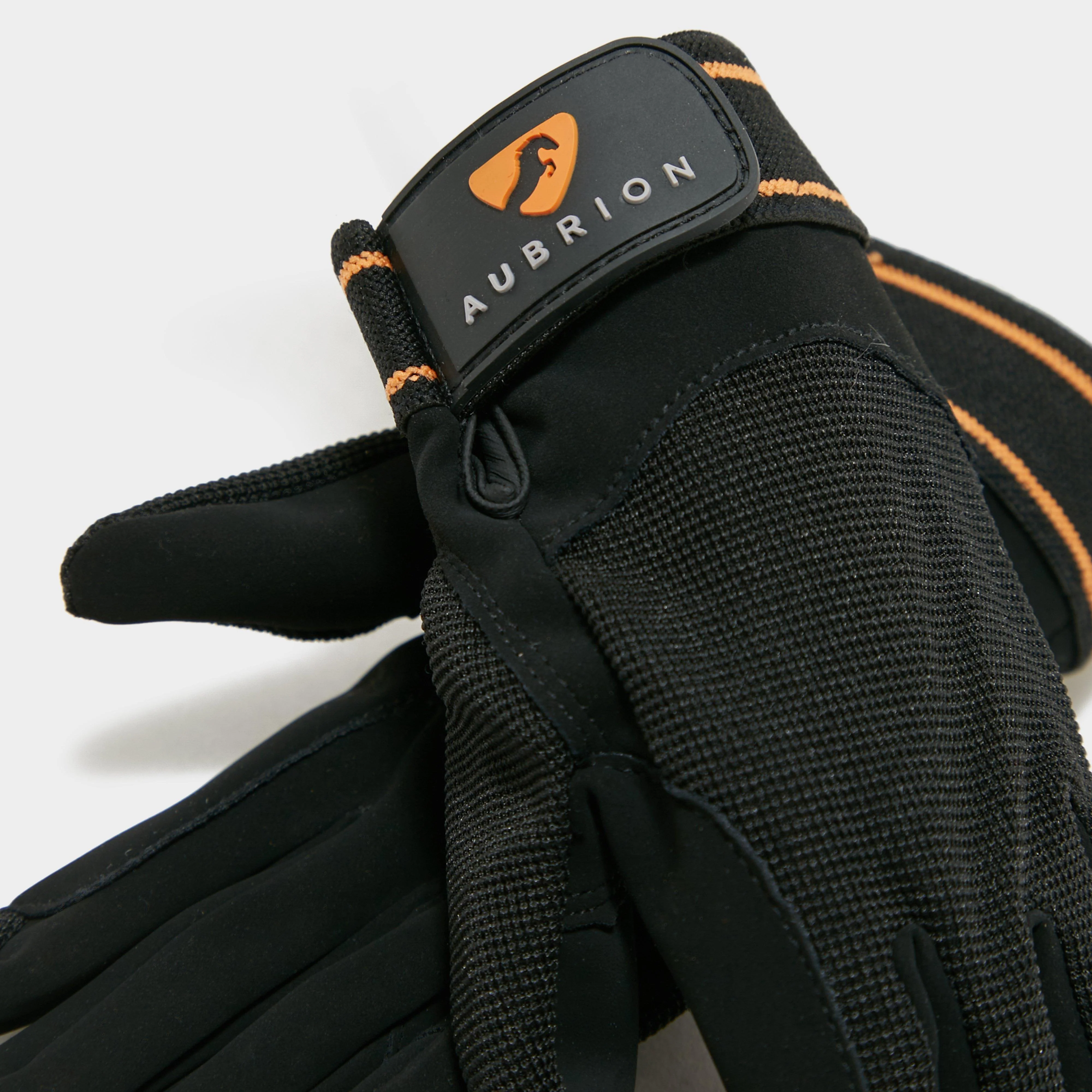 Kids Mesh Riding Gloves Black - Image 3