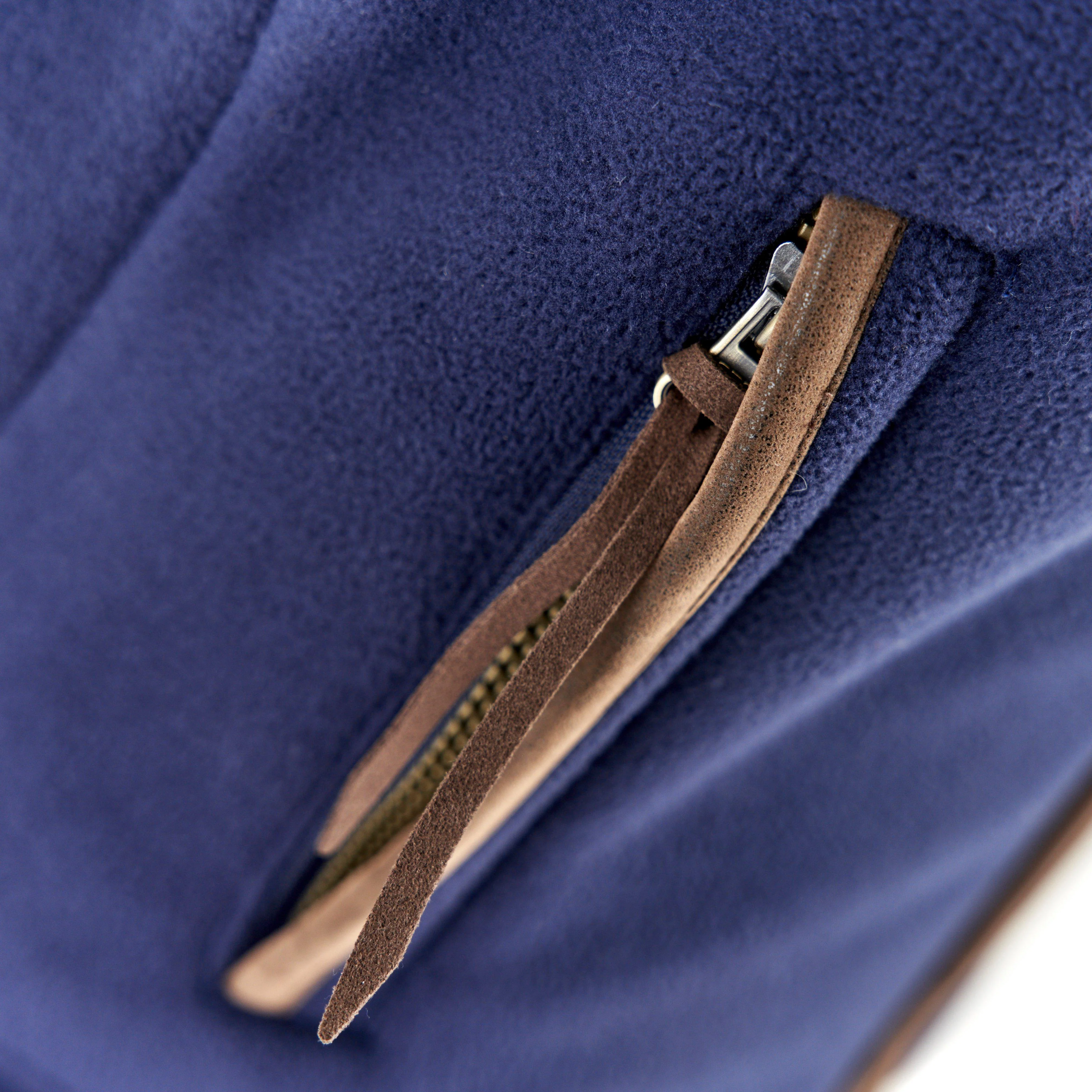 Mens Fleece Gilet Navy - Image 6