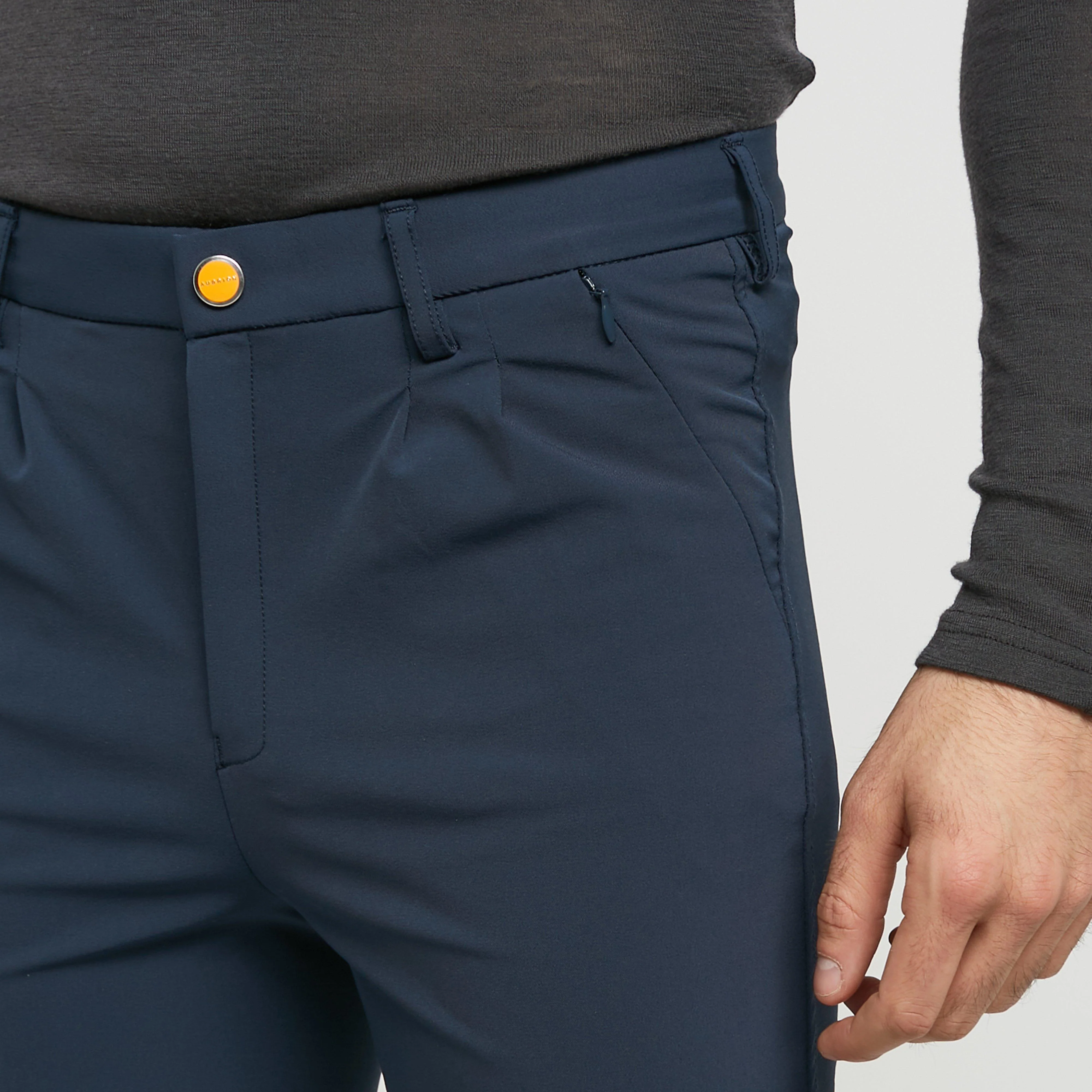 Mens Walton Knee Patch Breeches Navy - Image 4