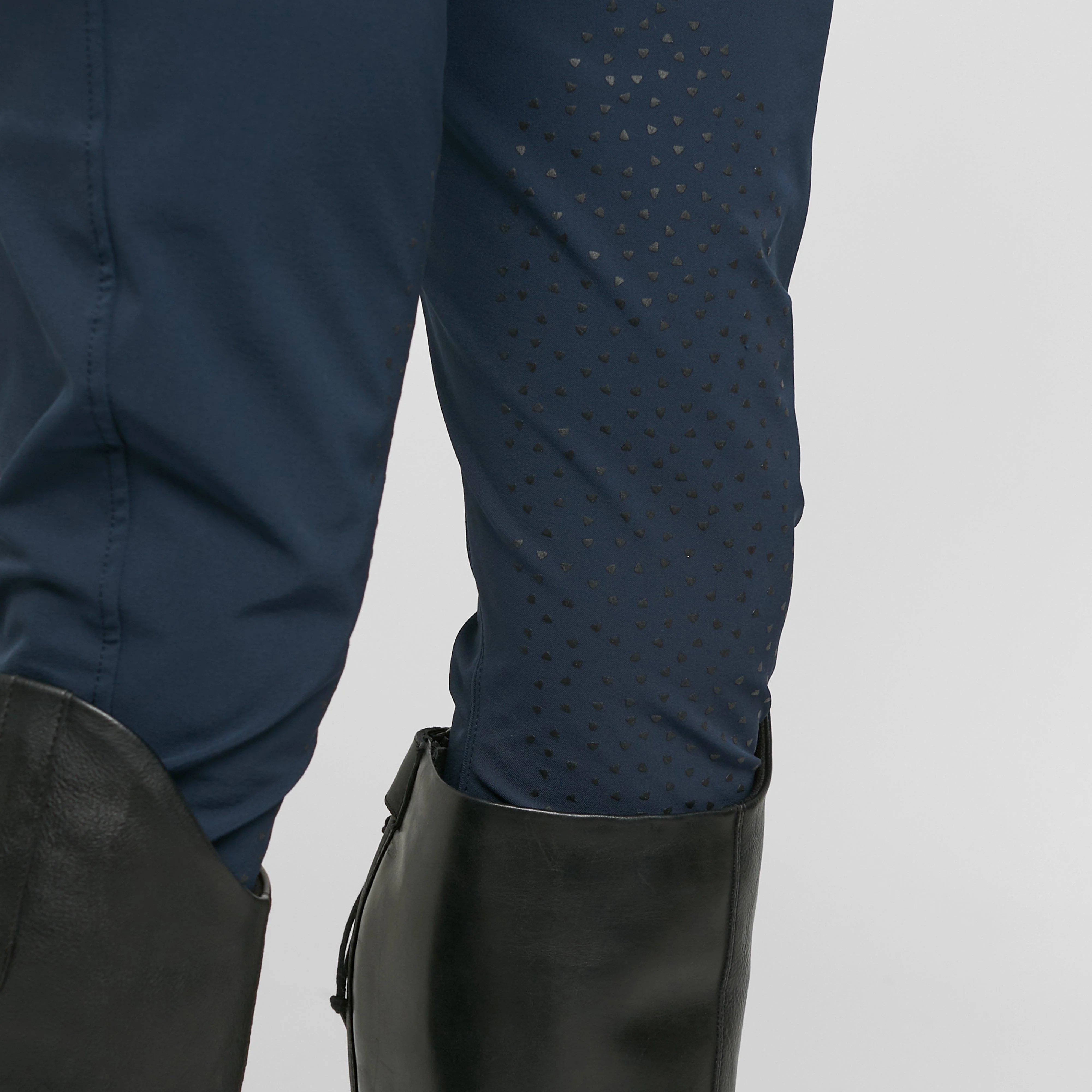 Mens Walton Knee Patch Breeches Navy - Image 5