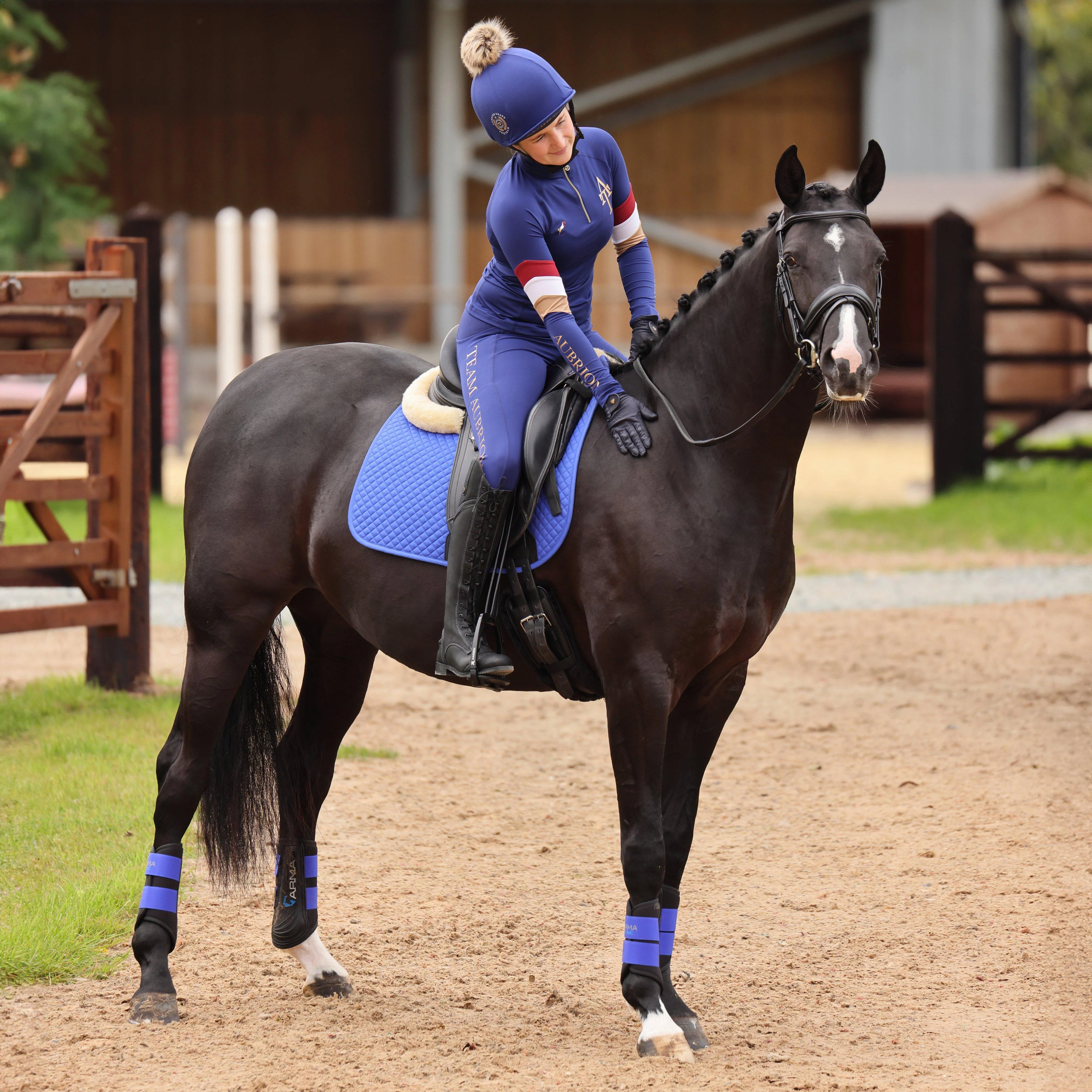 Team Hat Silk Navy - Image 3
