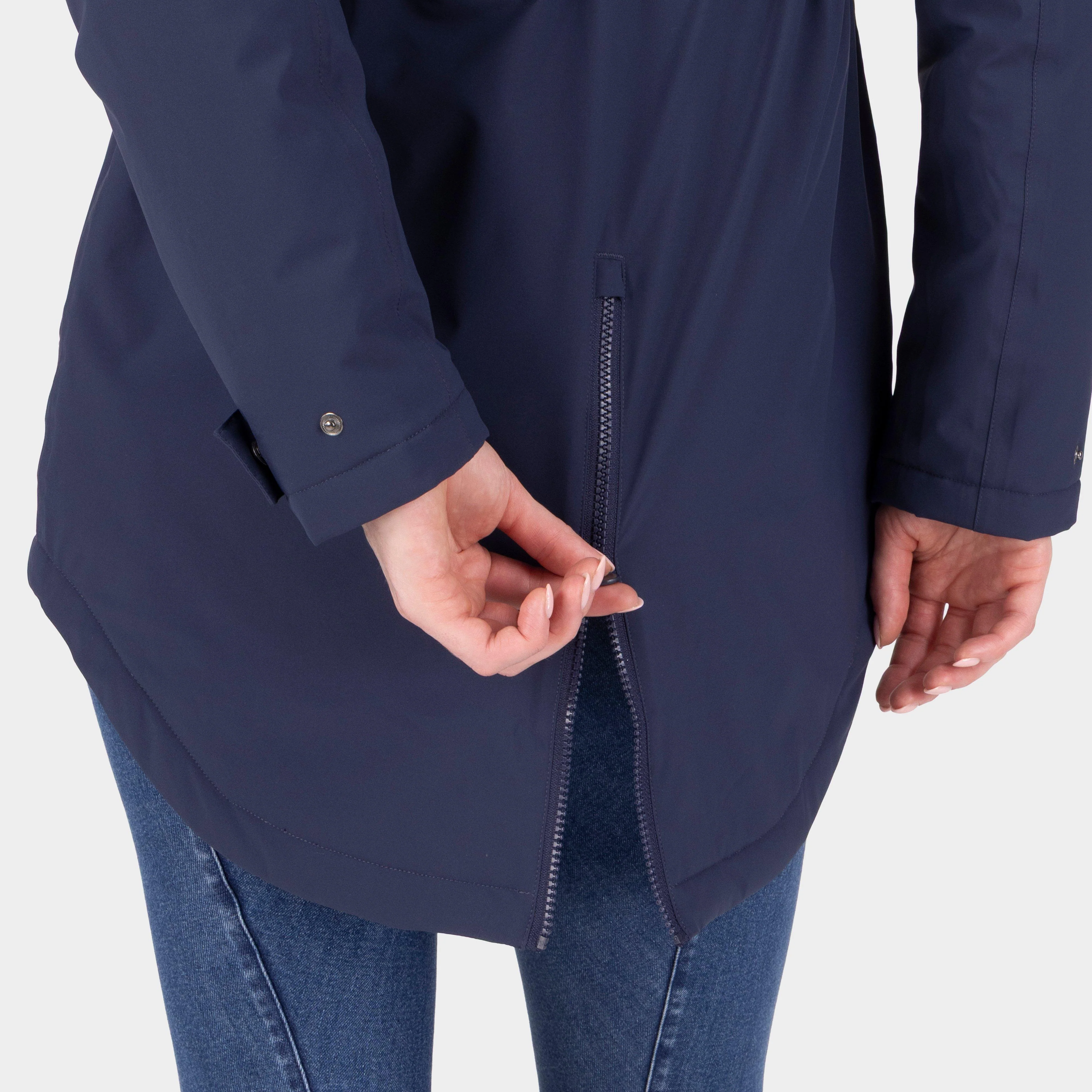 Women’ Equestrian Lightweight Coat | Midnight - Image 7