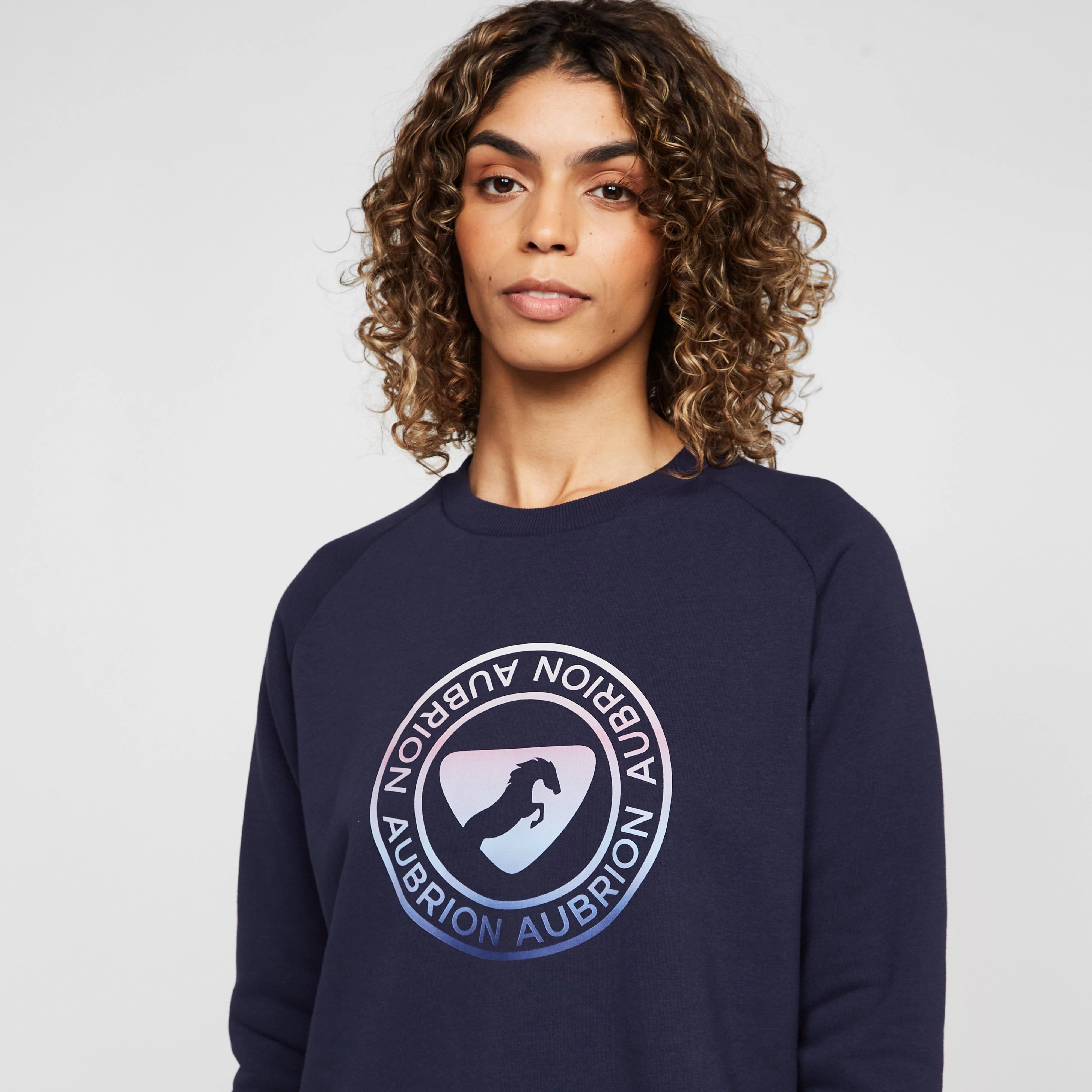Womens Boston Sweatshirt Dark Navy - Image 4