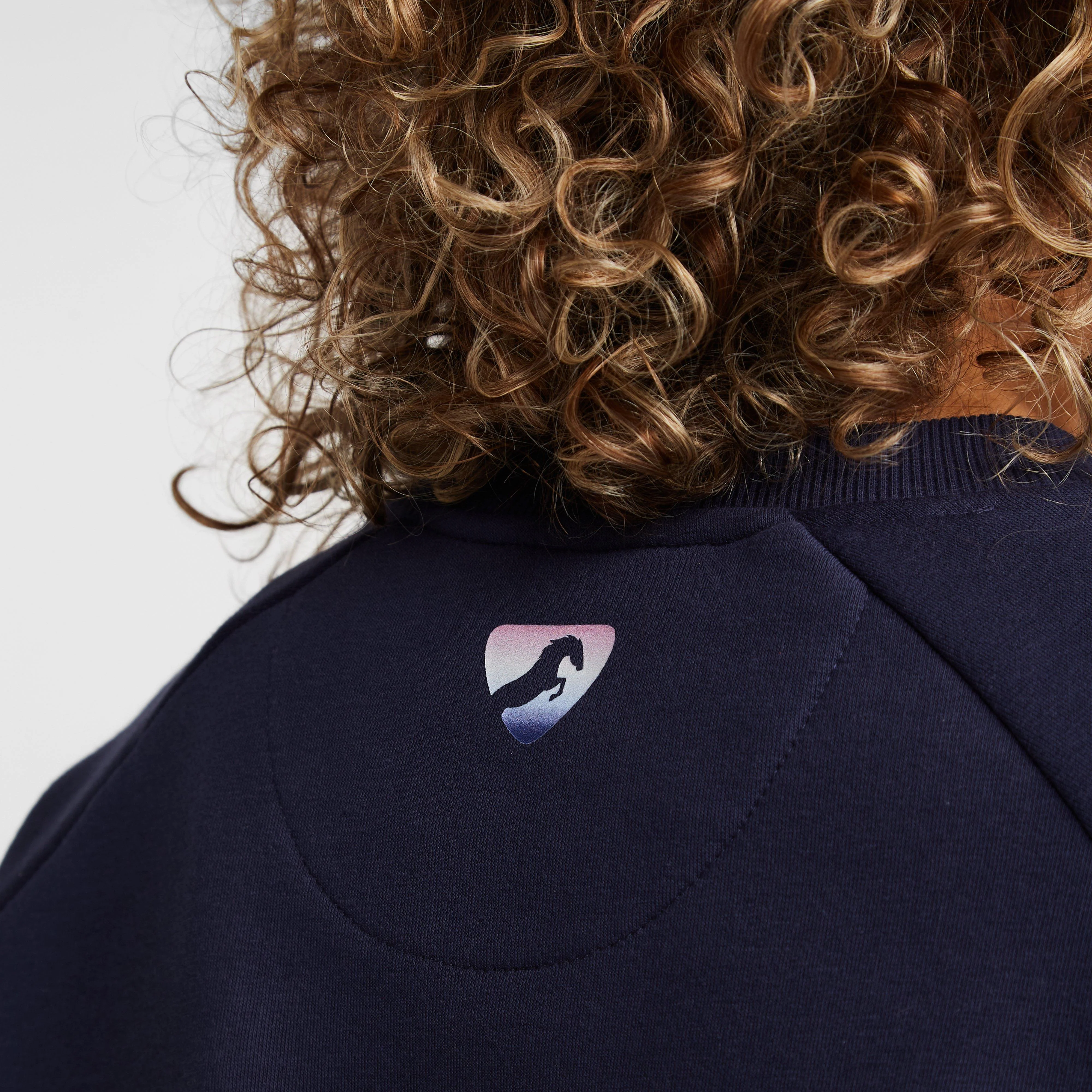 Womens Boston Sweatshirt Dark Navy - Image 5