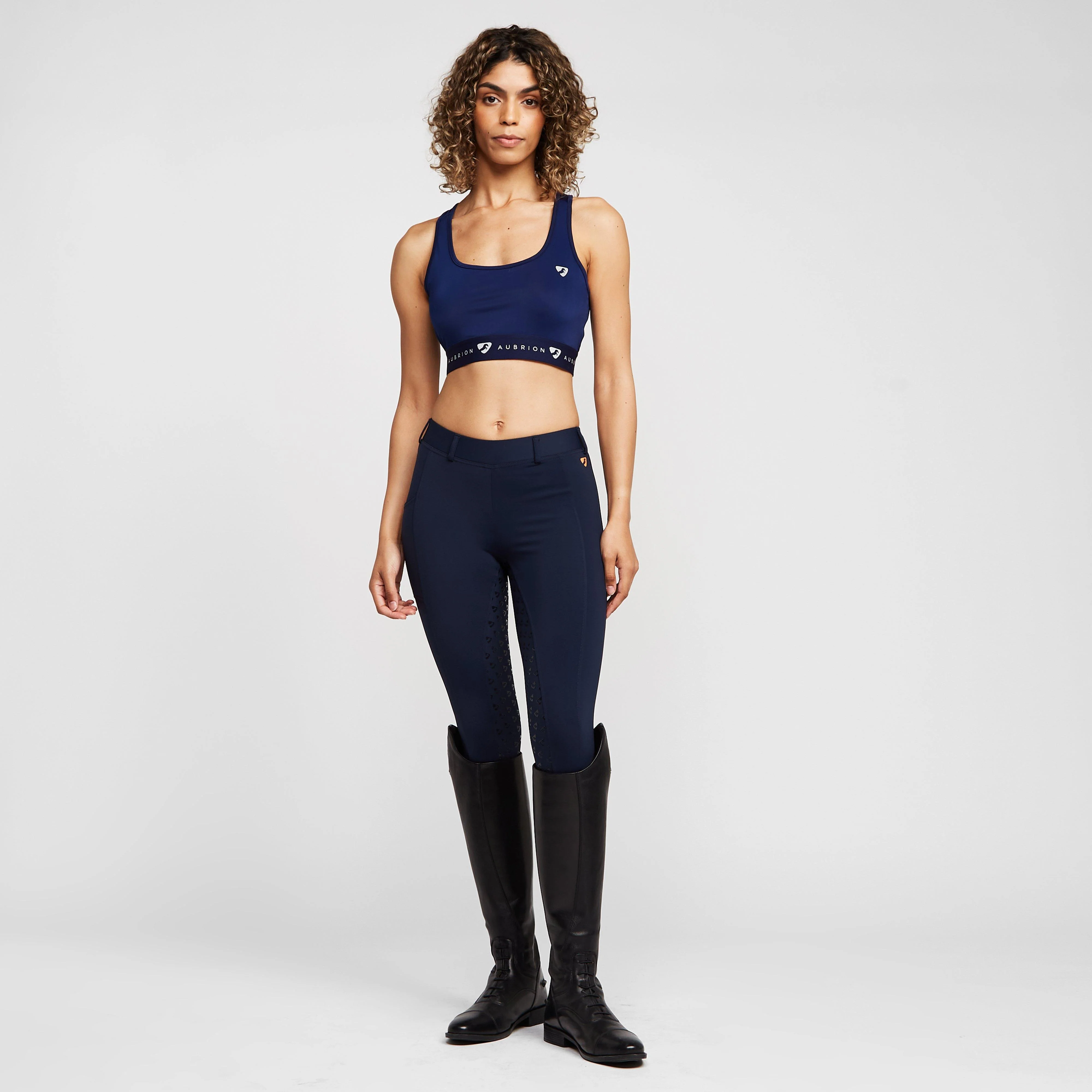 Womens Dagenham Sports Bra Dark Navy - Image 3