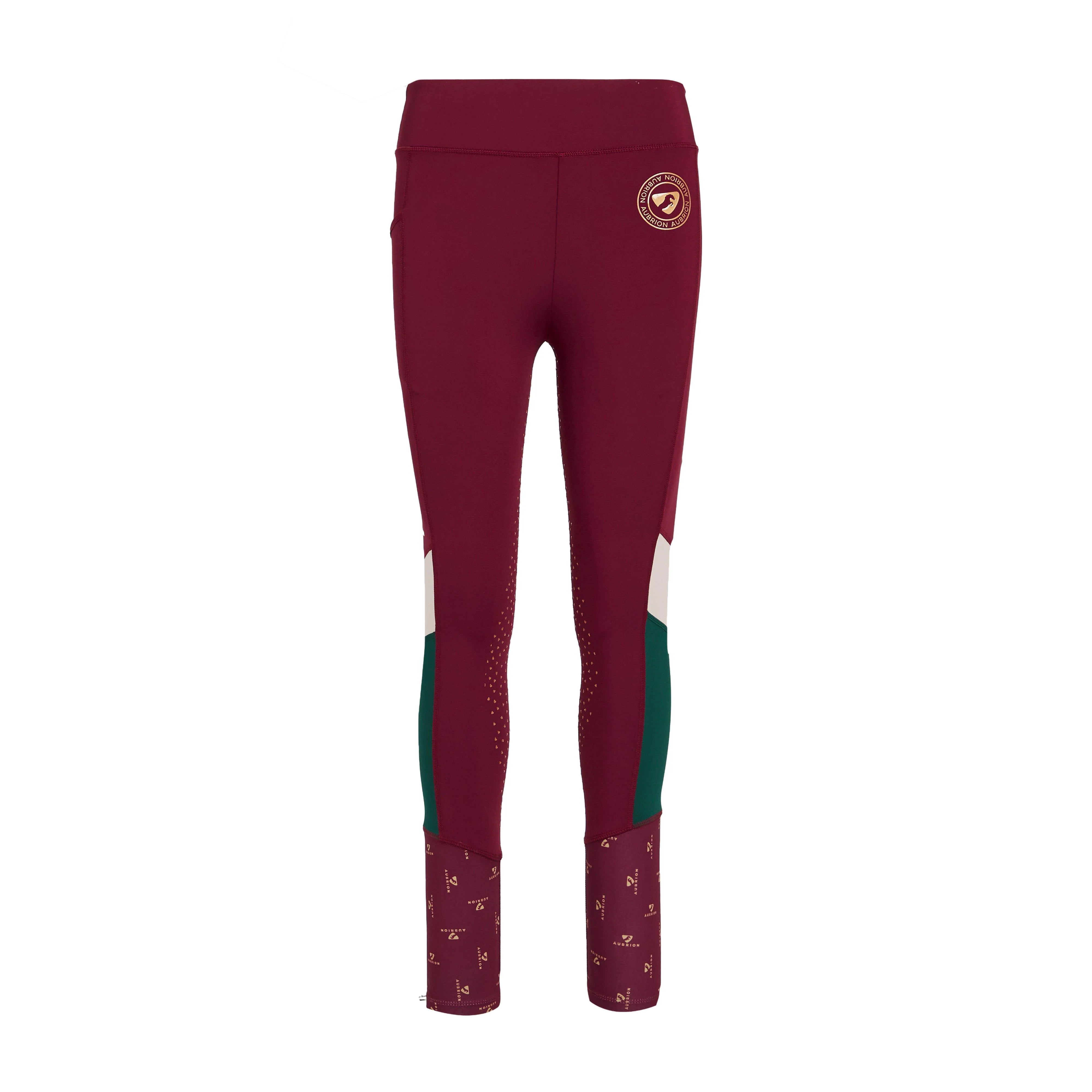 Womens Eastcote Riding Tights Wine - Image 7