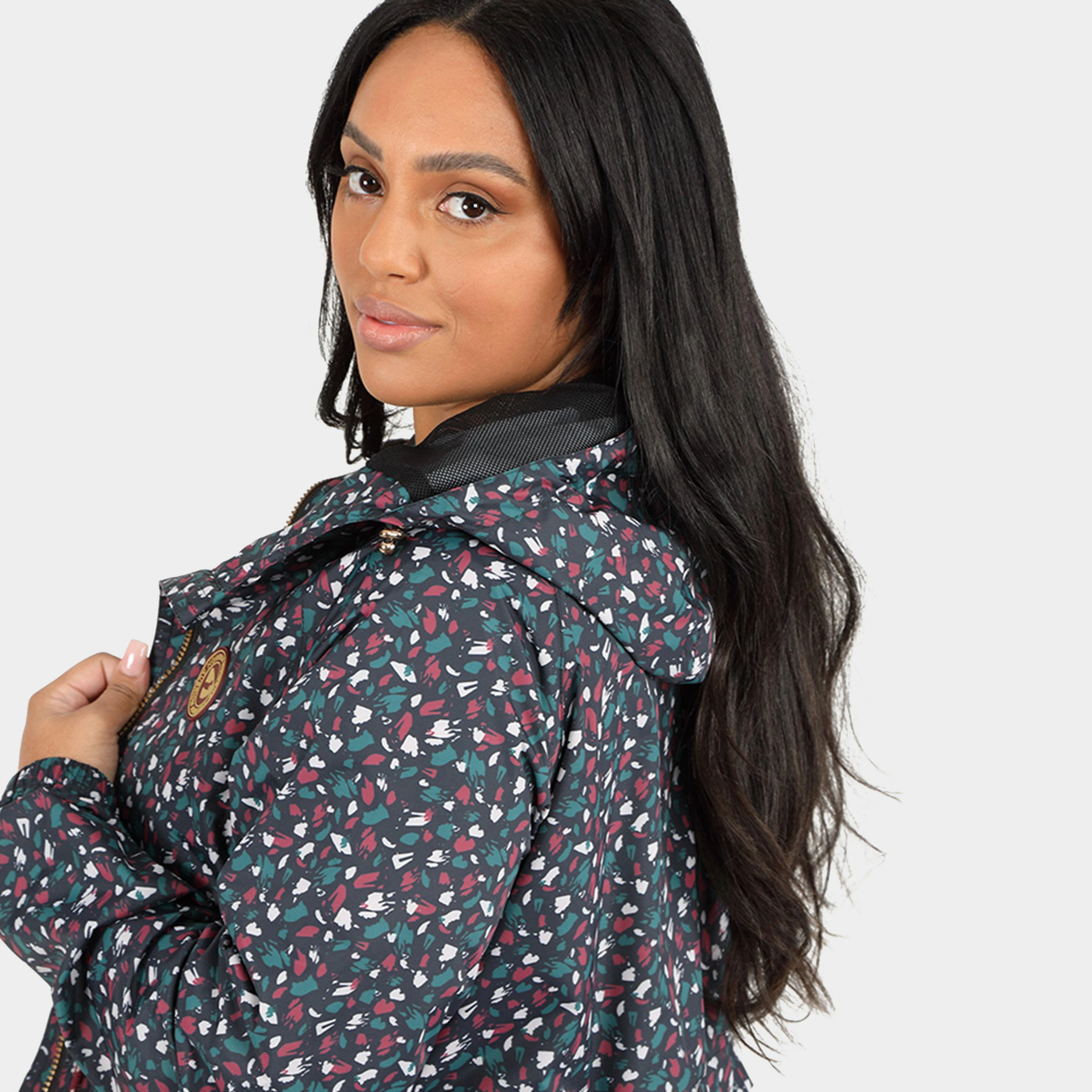 Womens Hackney Rain Jacket Brushed Stroke - Image 6