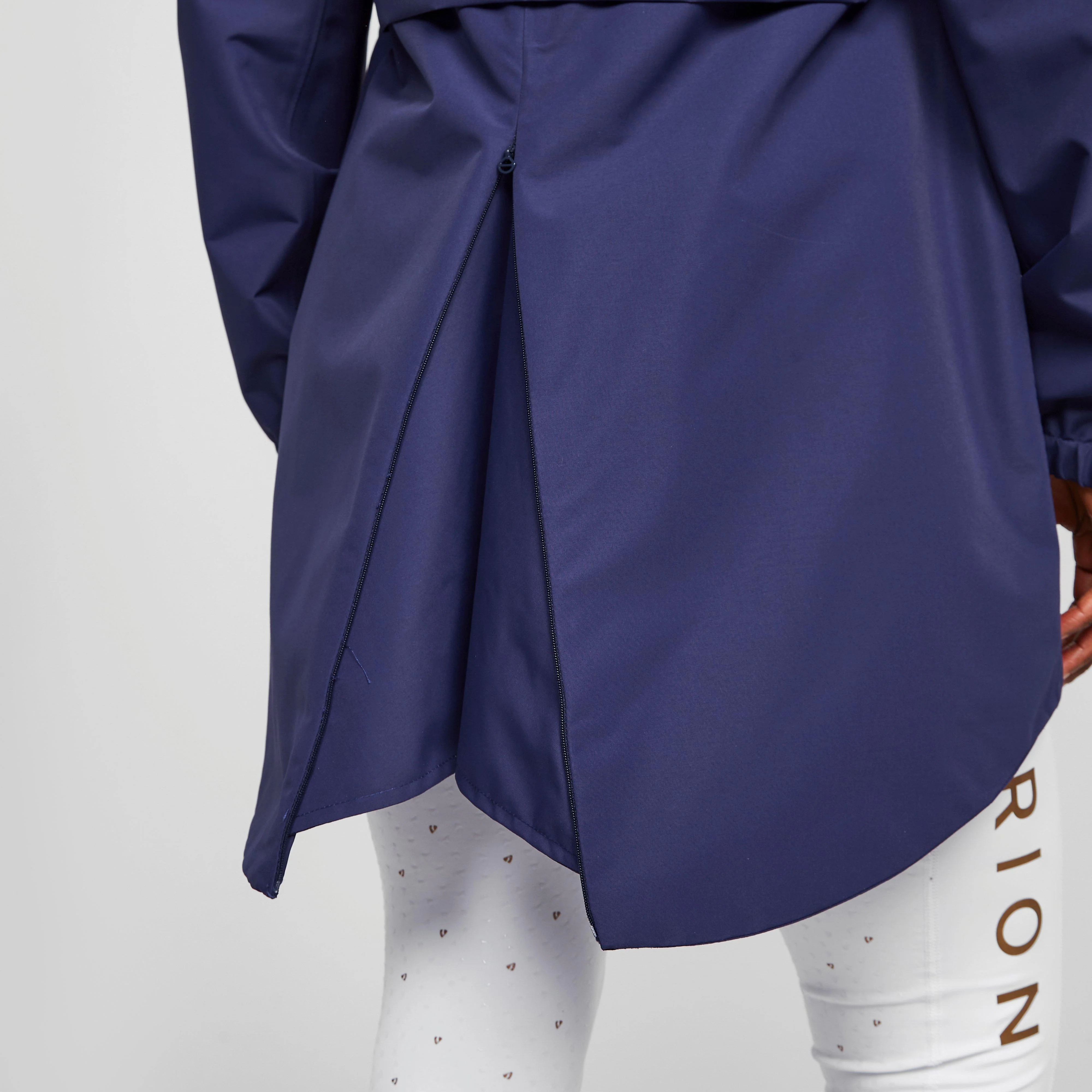 Womens Hackney Rain Jacket Dark Navy - Image 10