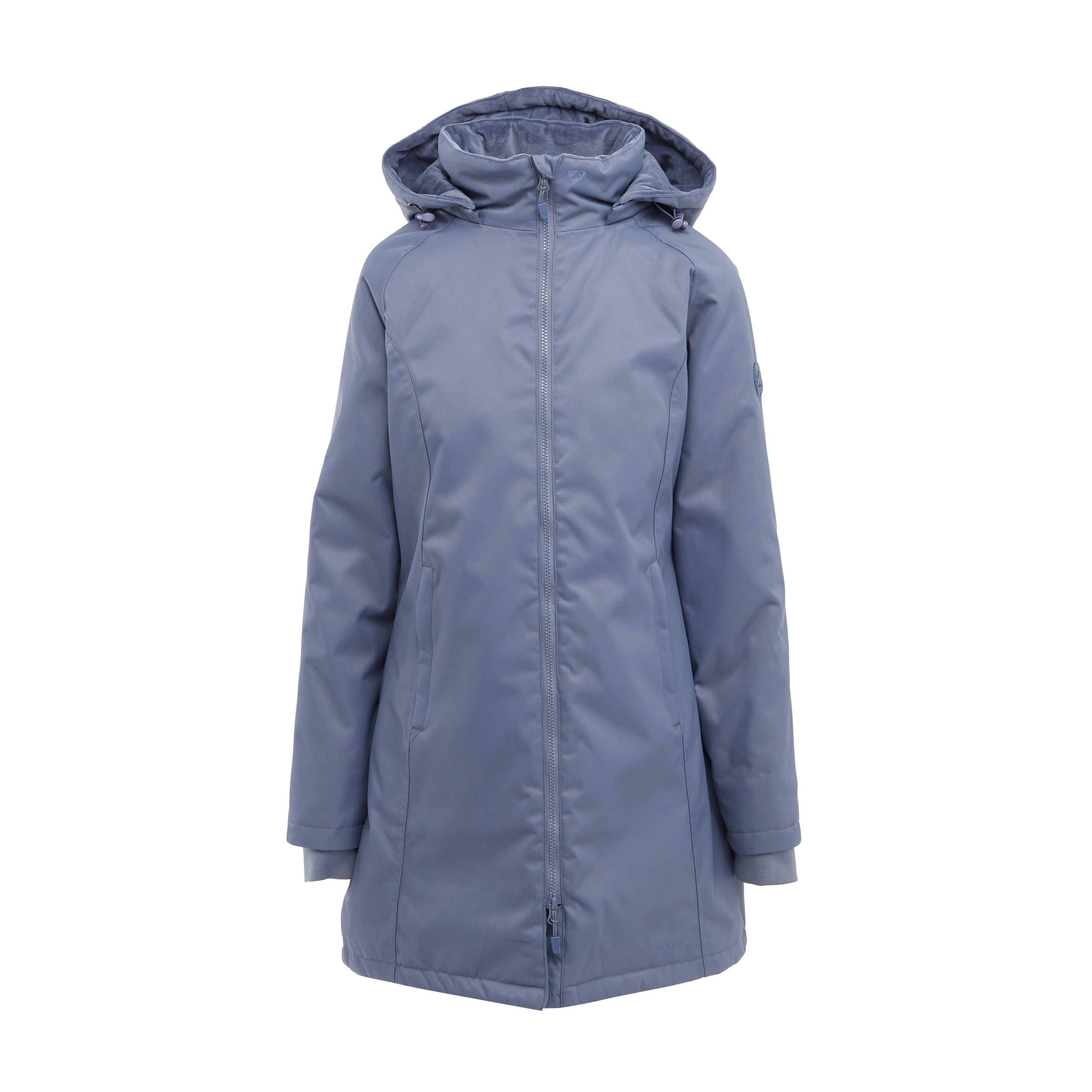 Womens Halcyon Mid-Length Coat Blue - Image 12