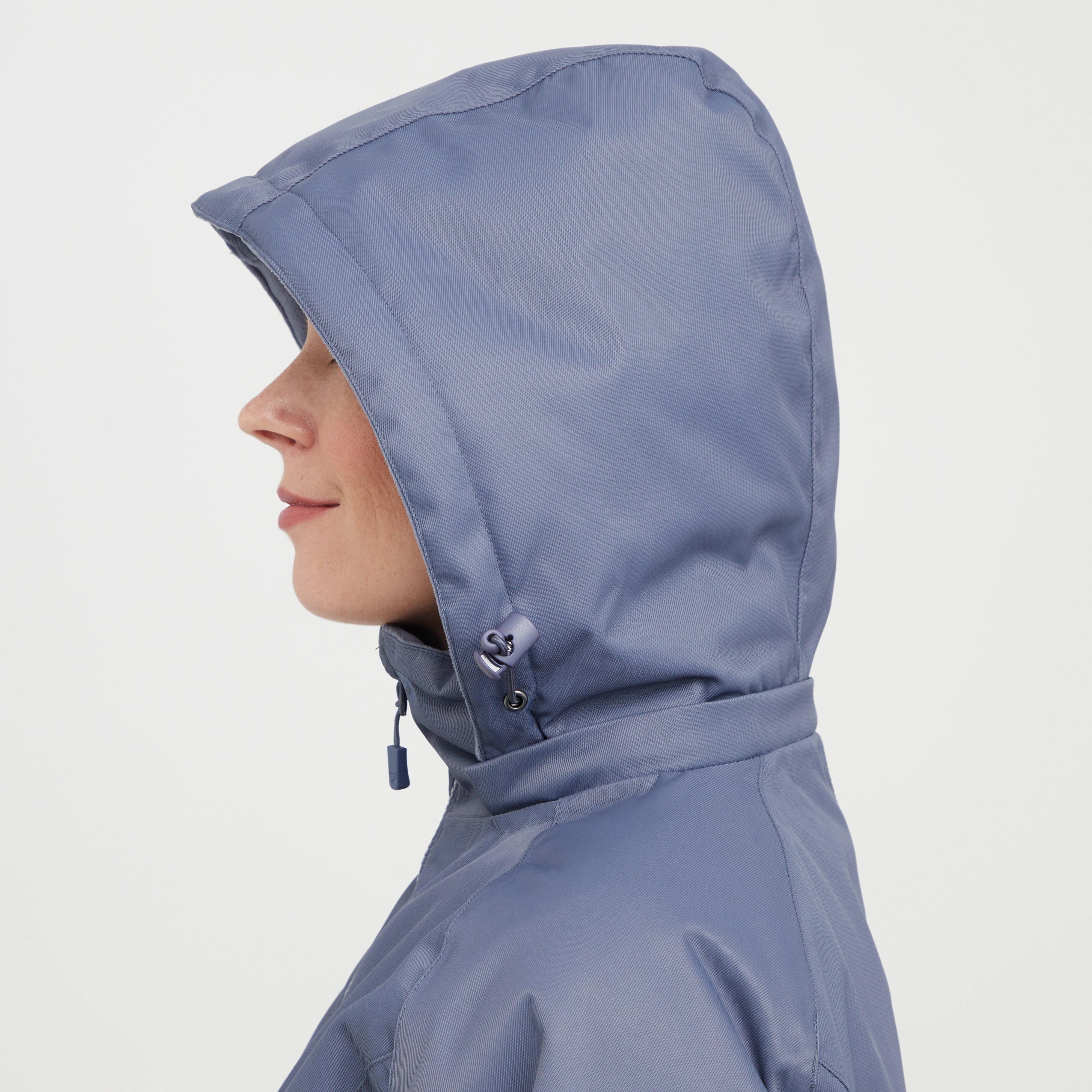Womens Halcyon Mid-Length Coat Blue - Image 5