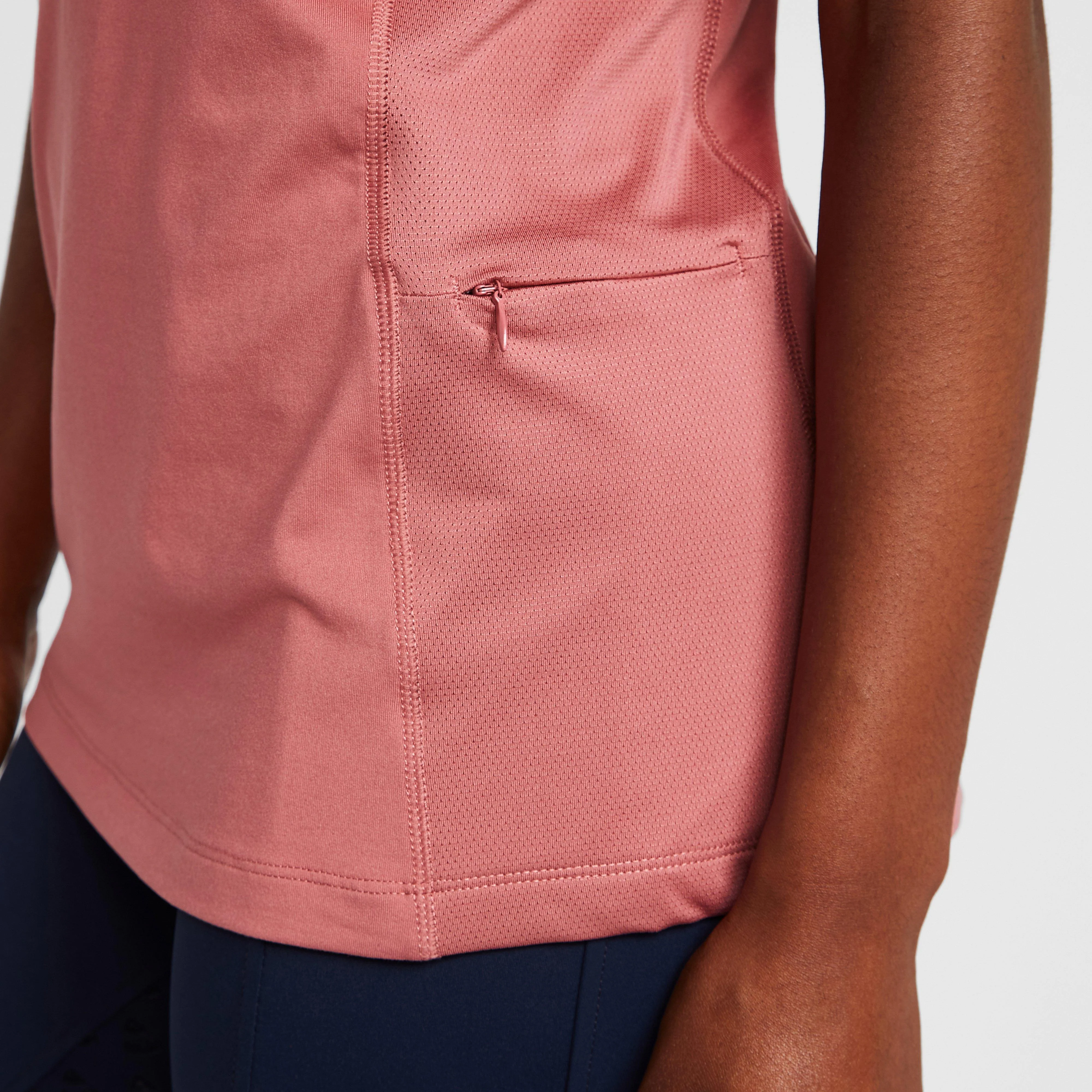 Womens Highgate Short Sleeved Base Layer Dusky Pink - Image 5