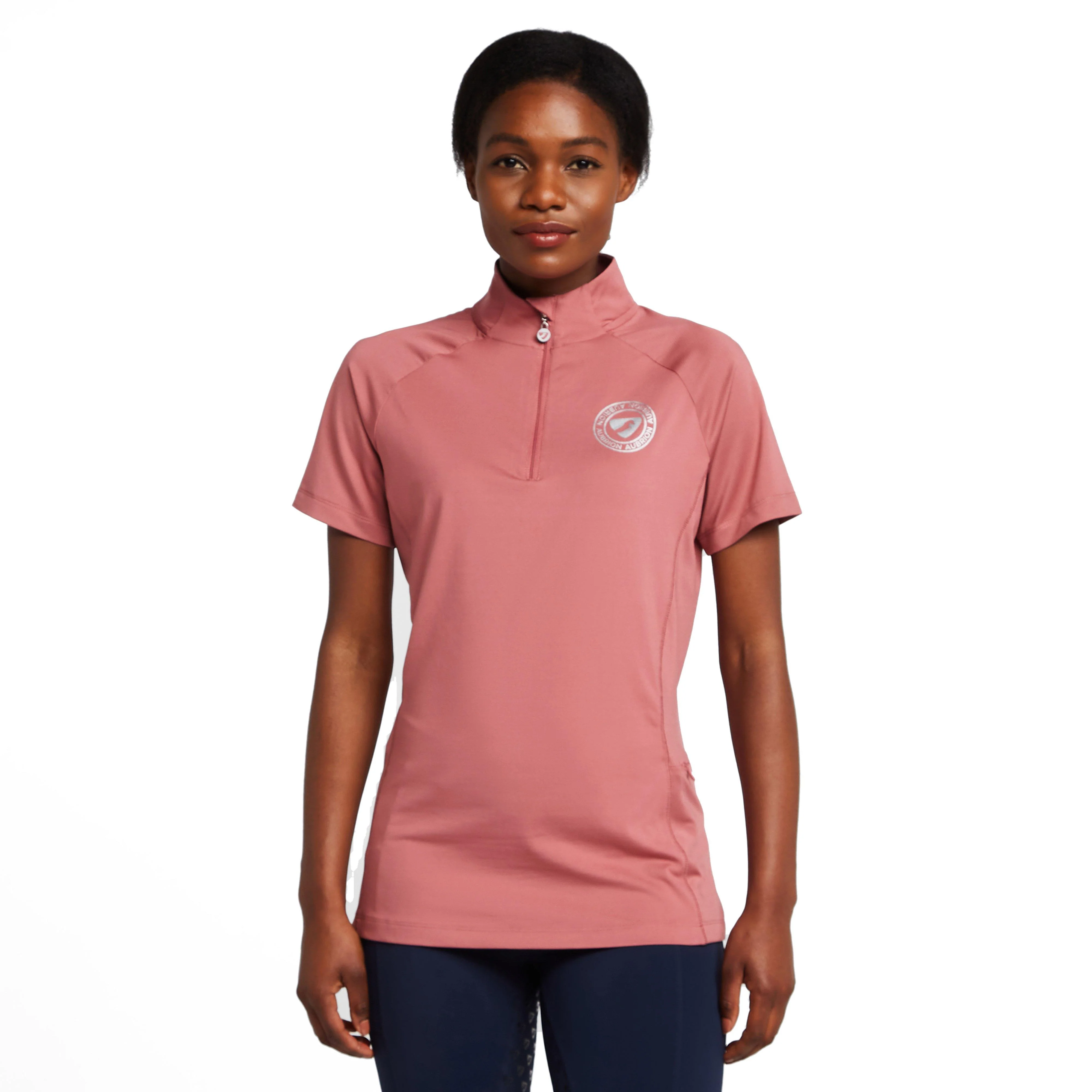 Womens Highgate Short Sleeved Base Layer Dusky Pink - Image 8