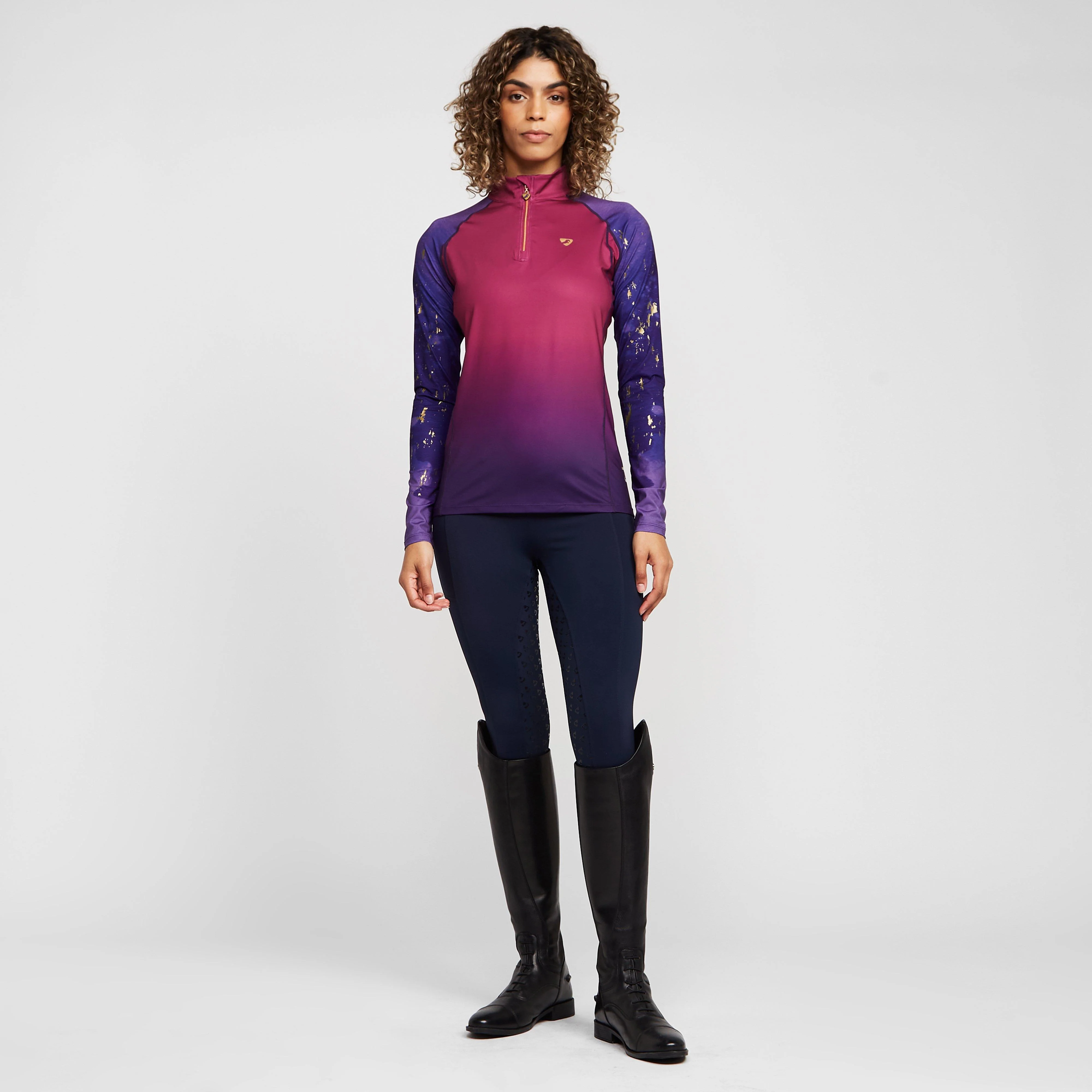 Womens Hyde Park Cross Country Shirt Amethyst - Image 3