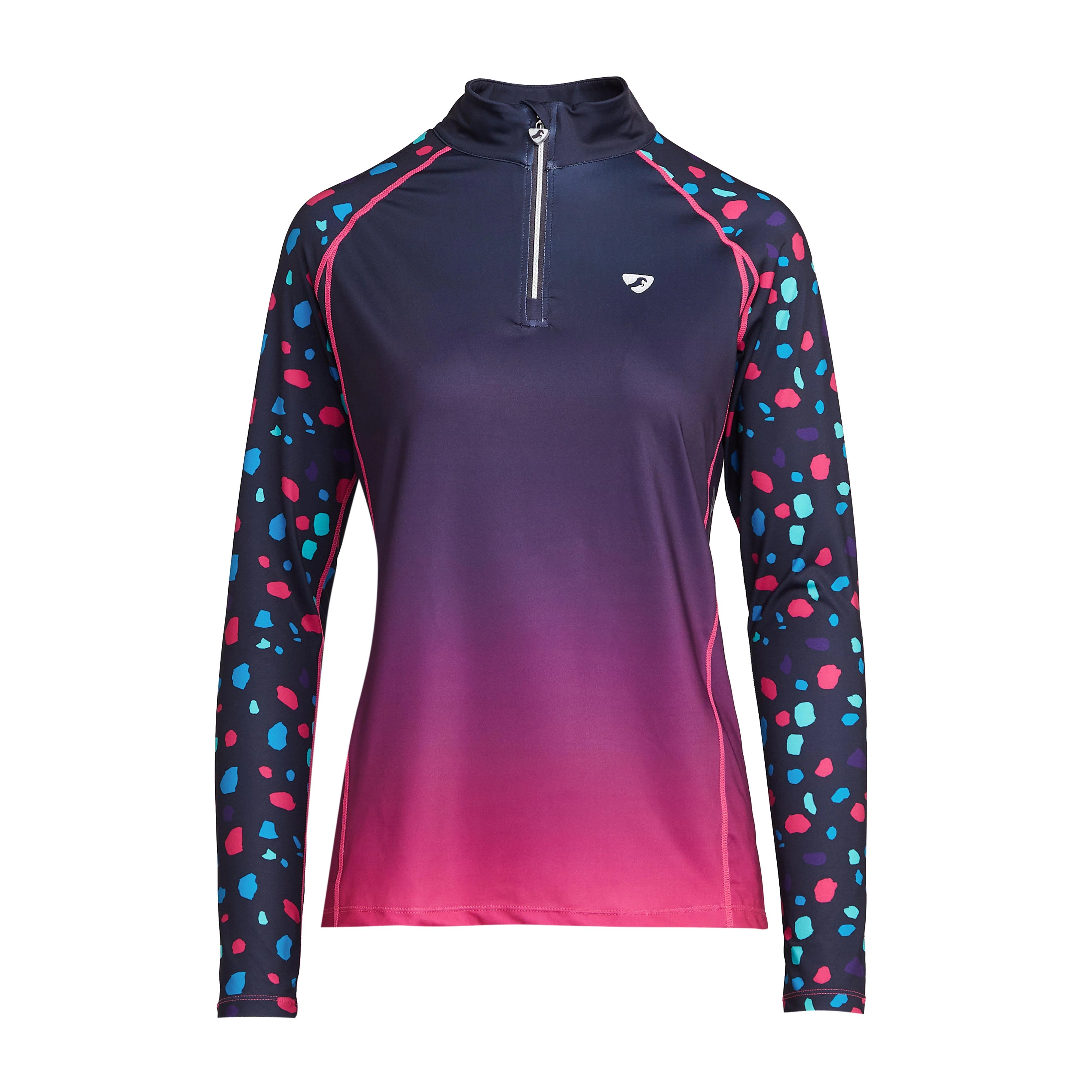 Womens Hyde Park Cross Country Shirt Pink Spot - Image 8