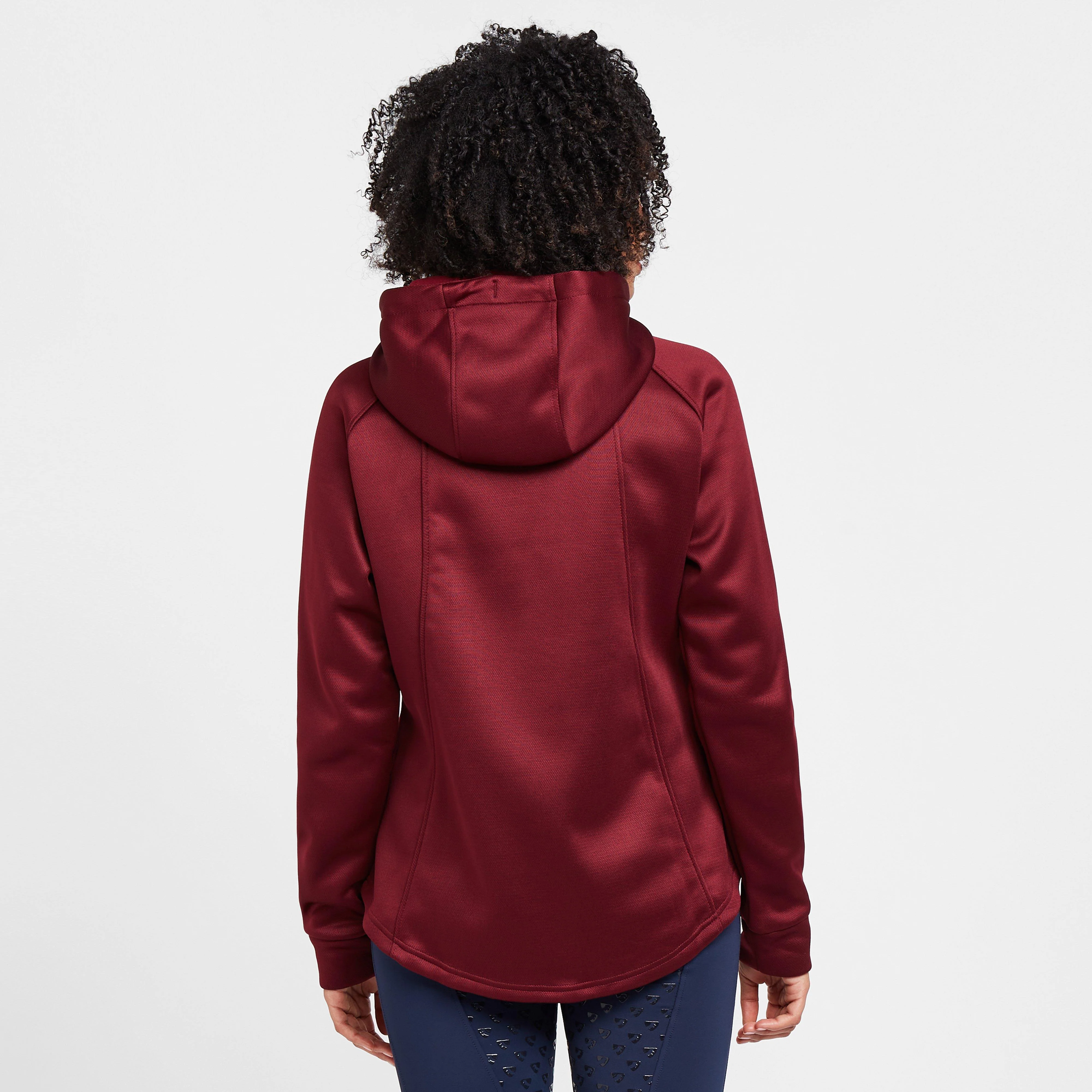 Womens Kilburn Hoodie Red - Image 2
