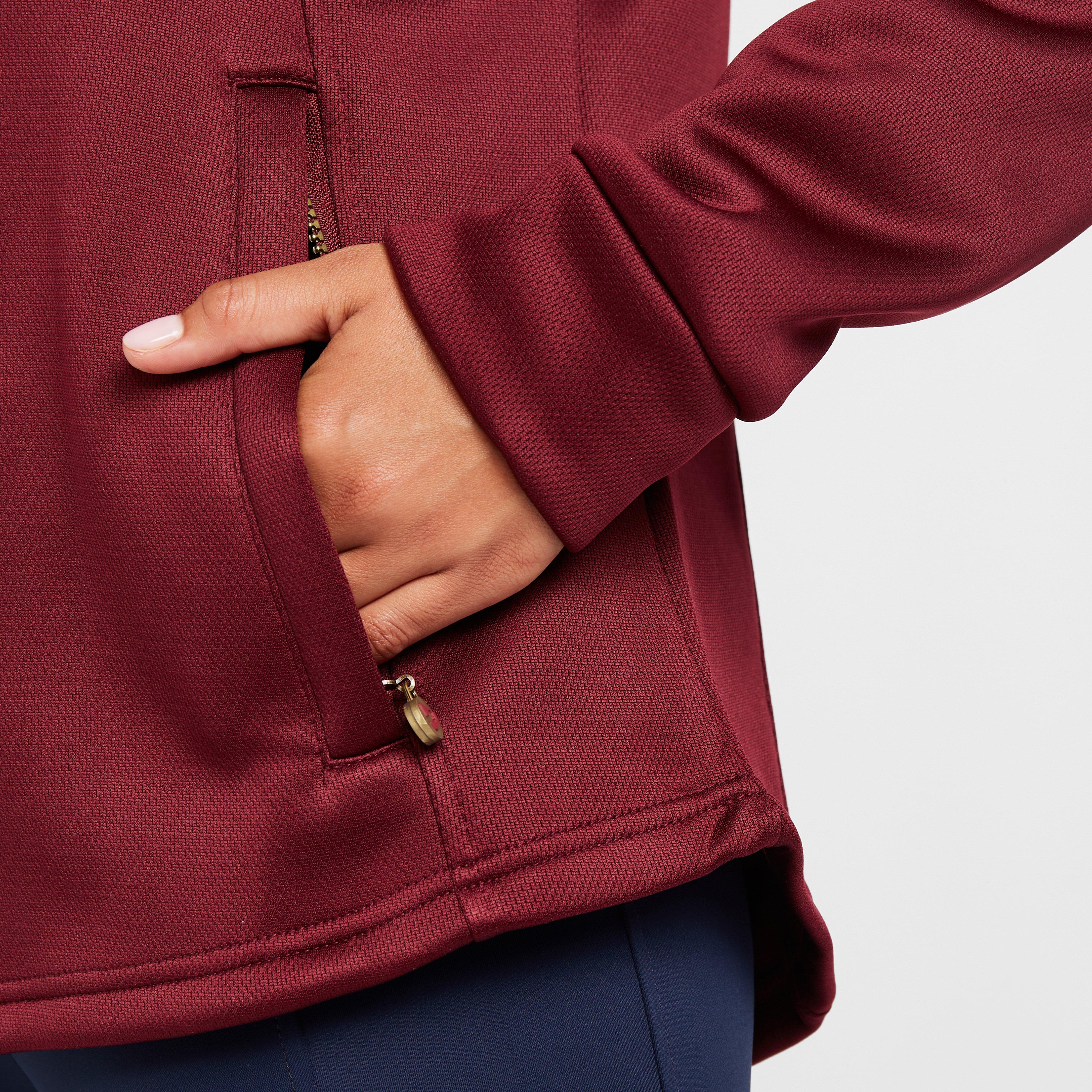 Womens Kilburn Hoodie Red - Image 5