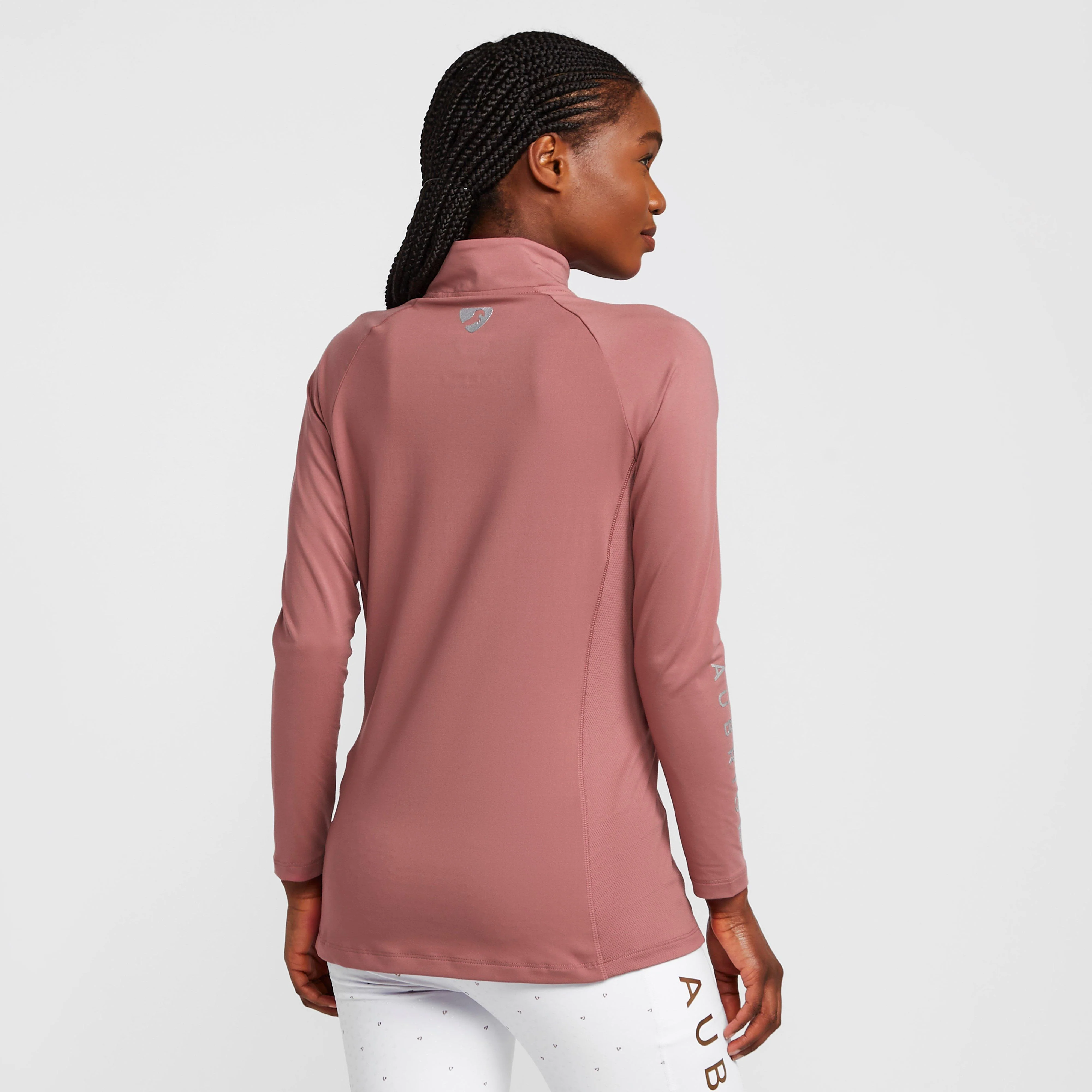 Womens Newbury Long Sleeve Base Layer Dusky Pink - Image 2
