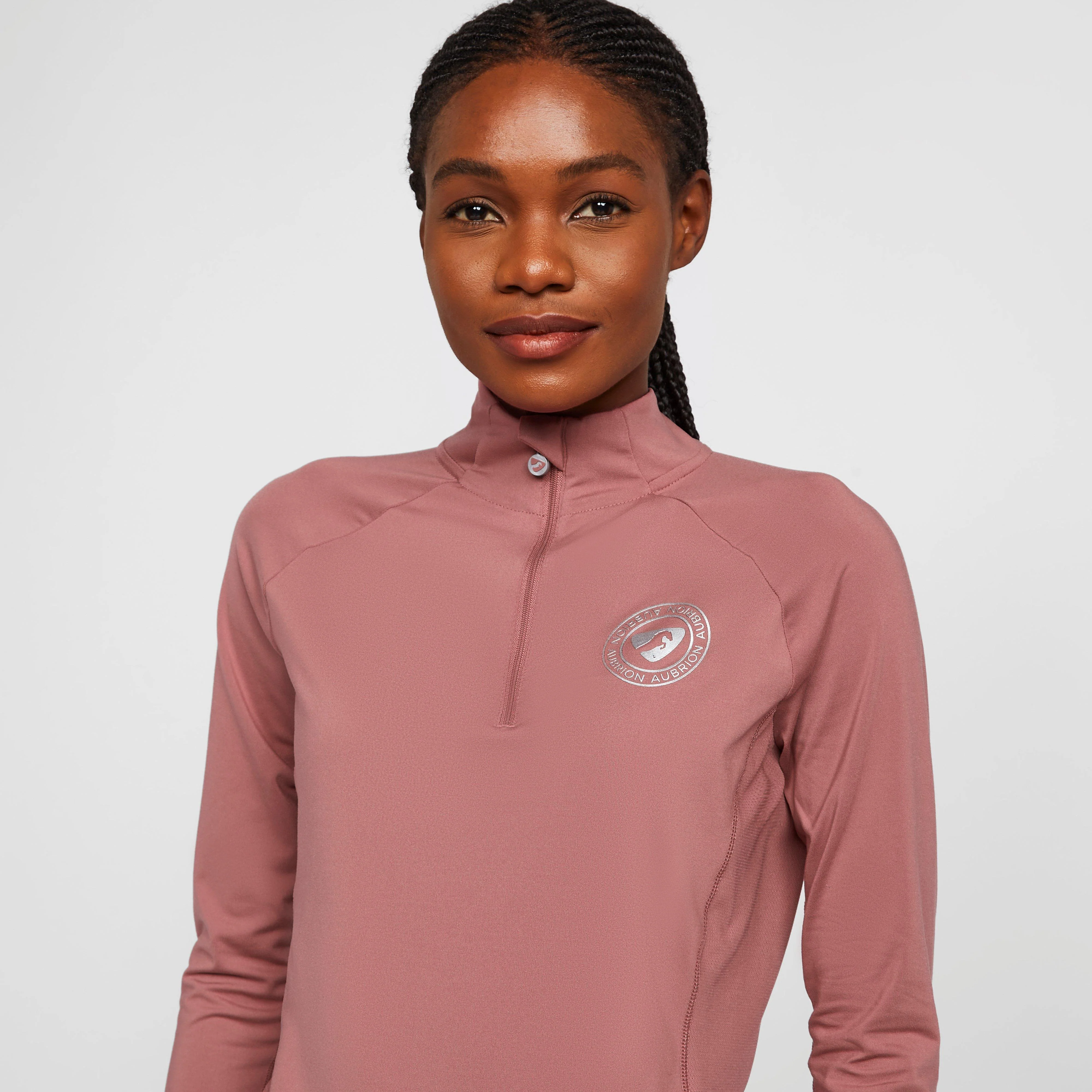 Womens Newbury Long Sleeve Base Layer Dusky Pink - Image 4